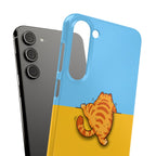 Peekaboo Orange Cat Phone Case