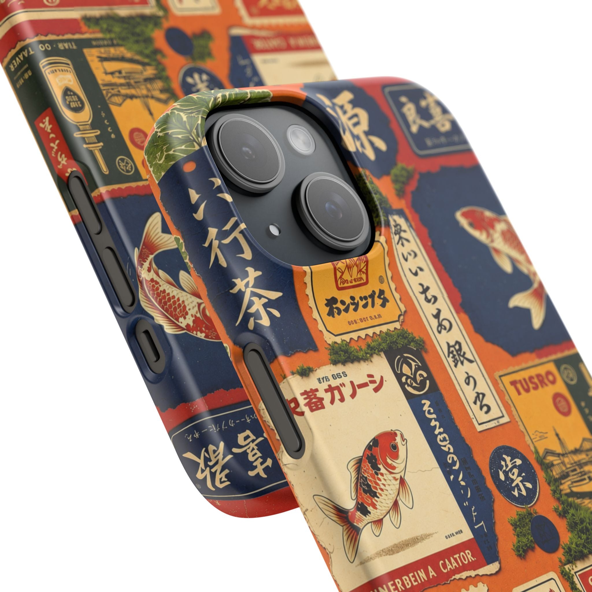 Vintage Japanese Koi Phone Case
