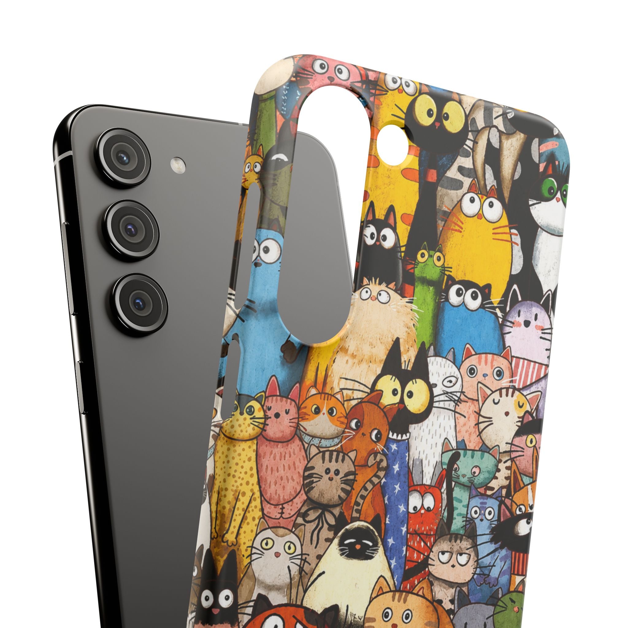 Cute Cat Pattern Phone Case