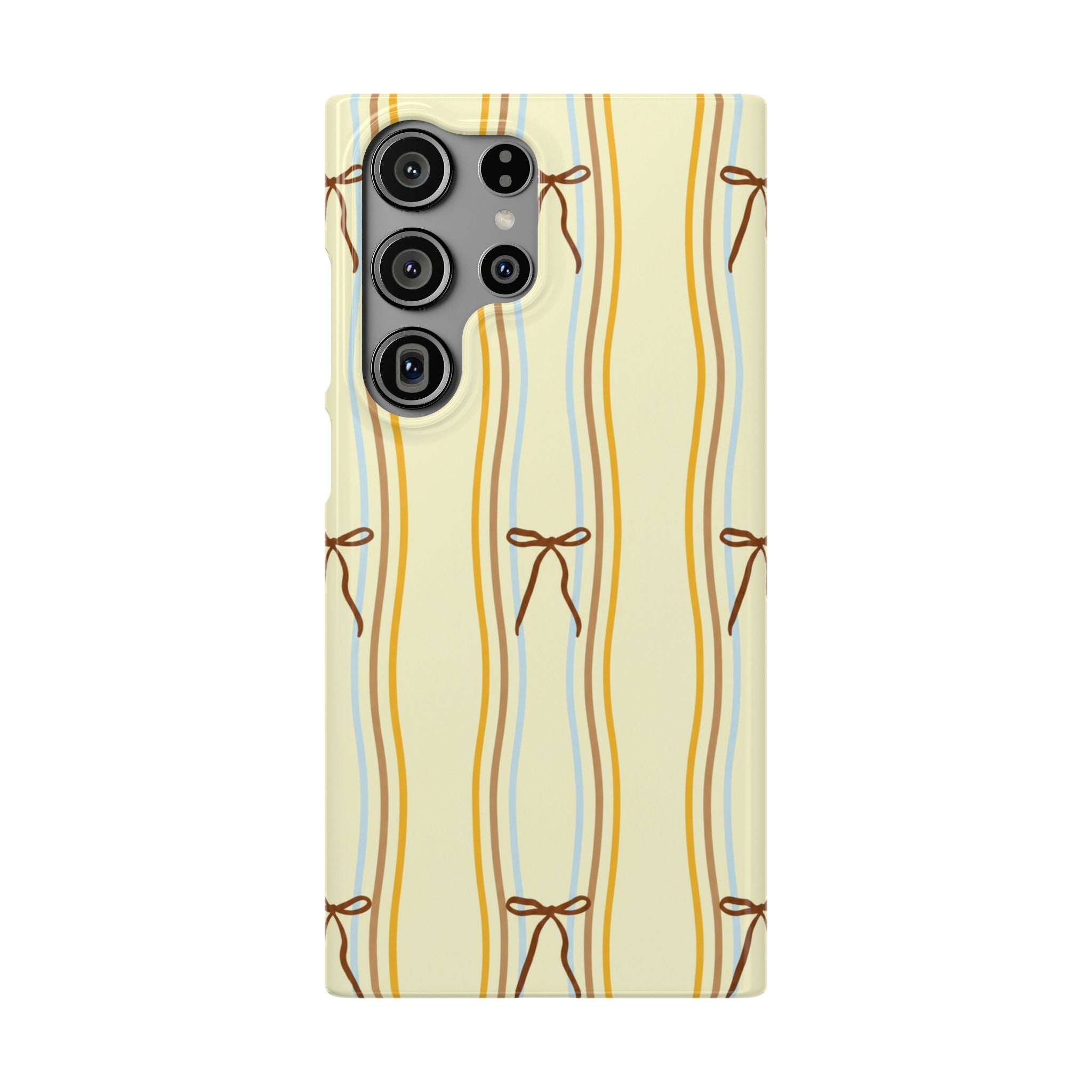 Bow Stripe Phone Case