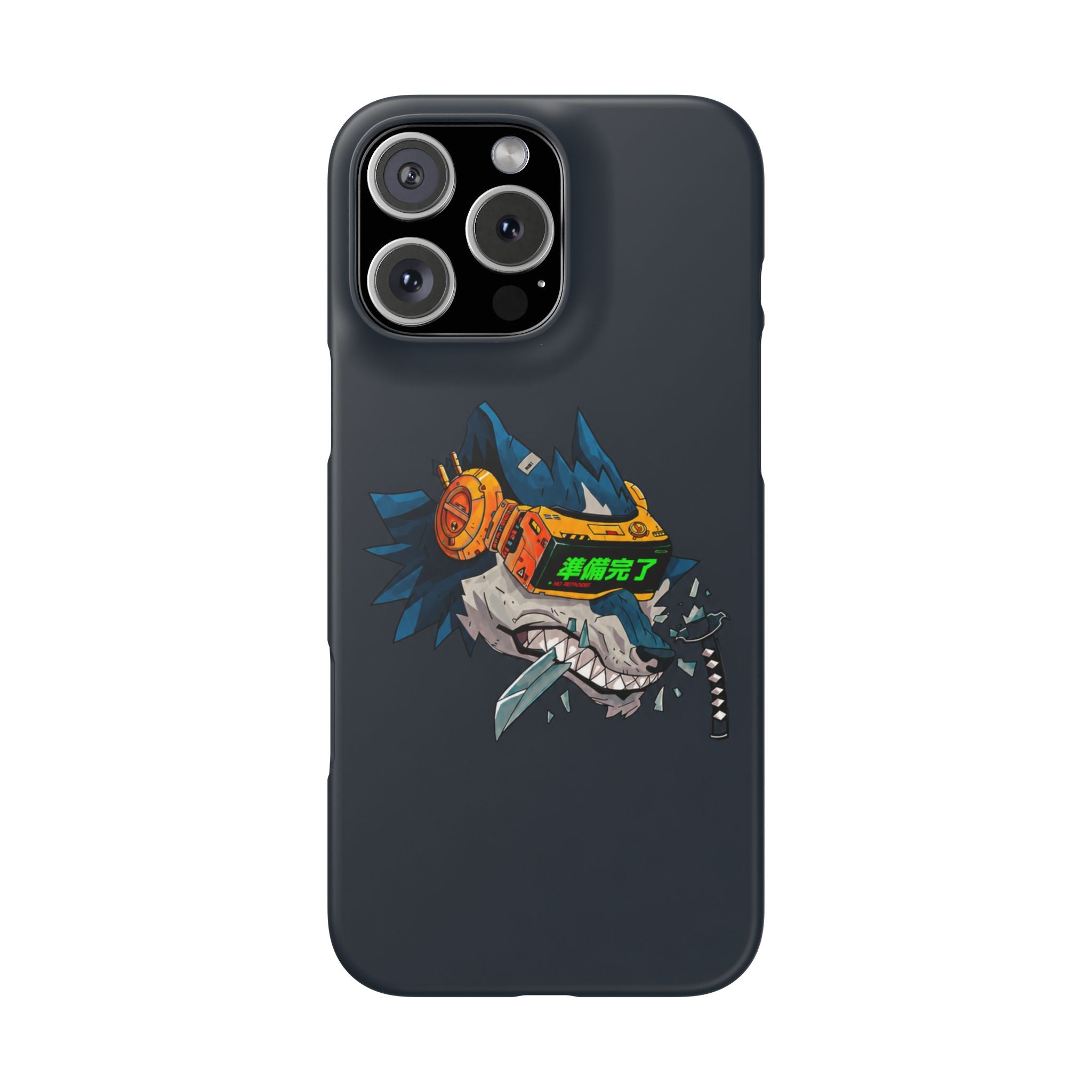 Cyberpunk Wolf Phone Case