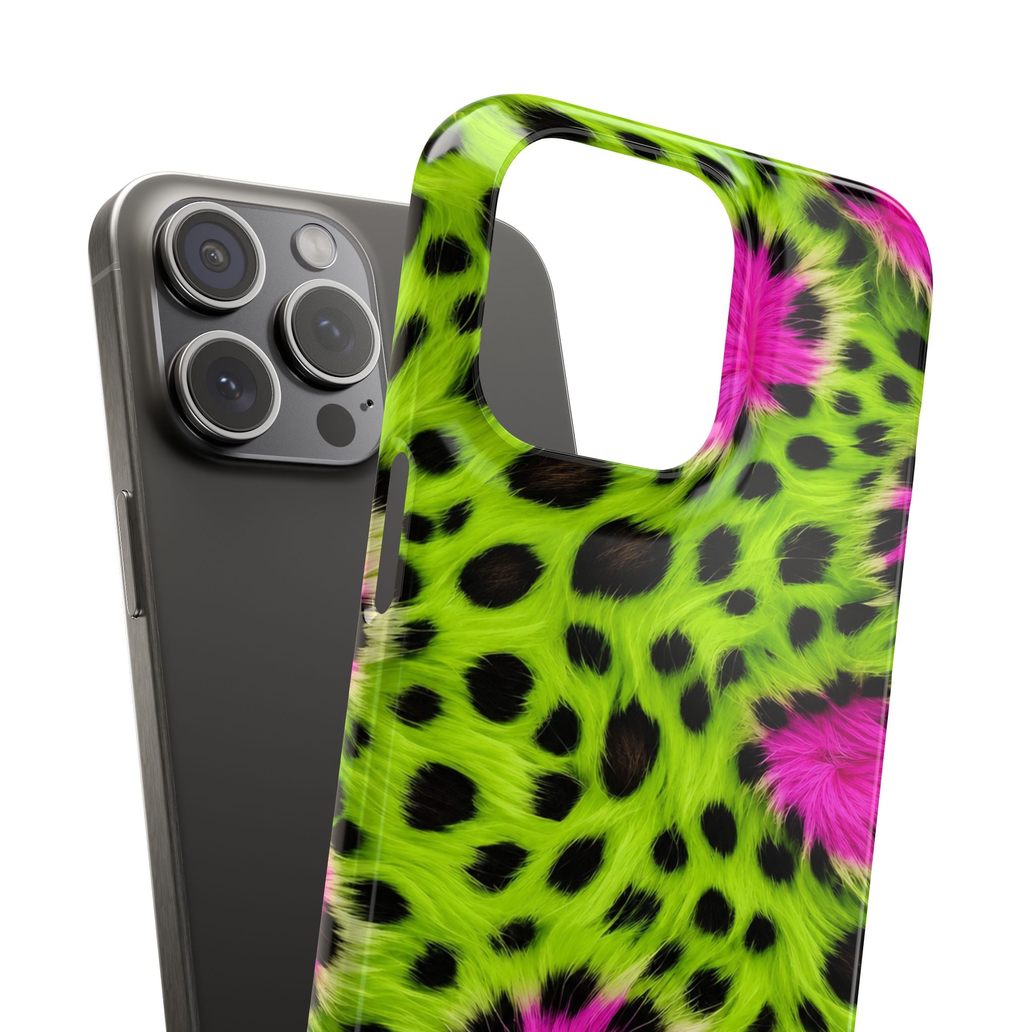 Neon Leopard Phone Case