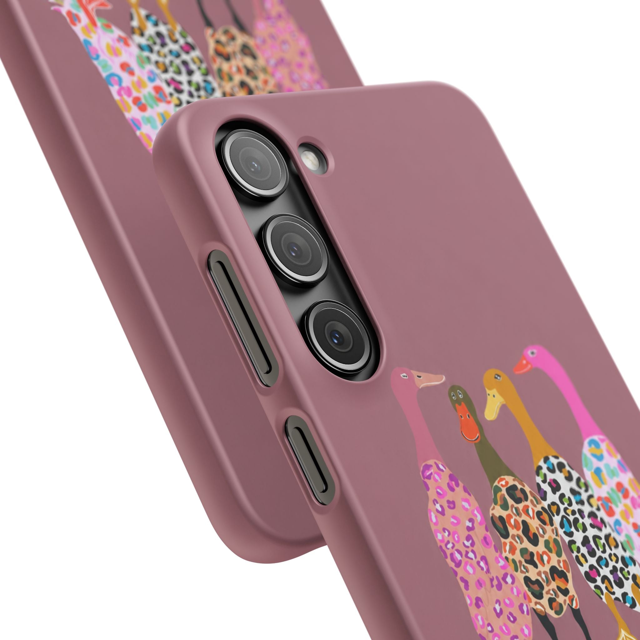 Colorful Leopard Ducks Phone Case