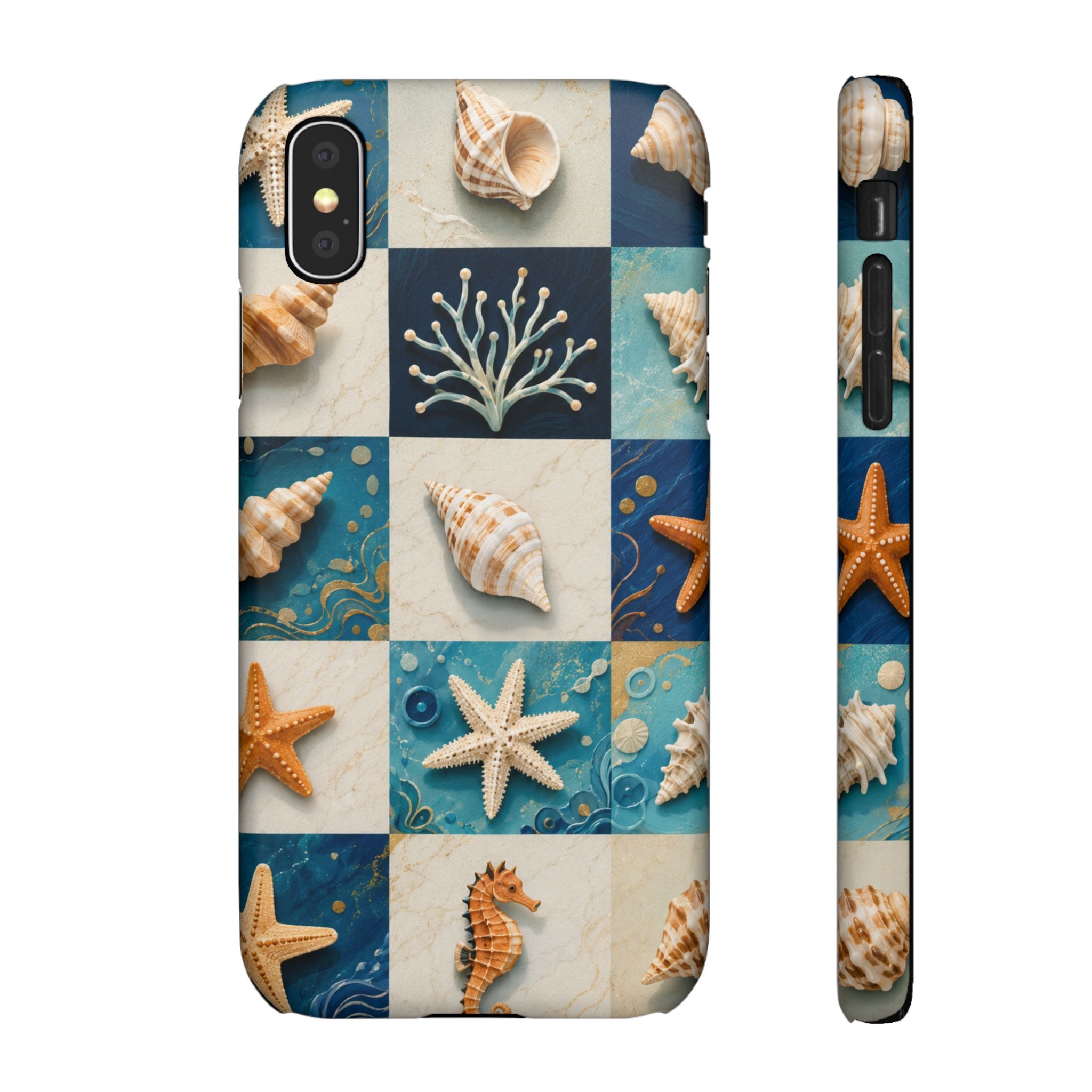 Coastal Seashell Mosaic Phone Case