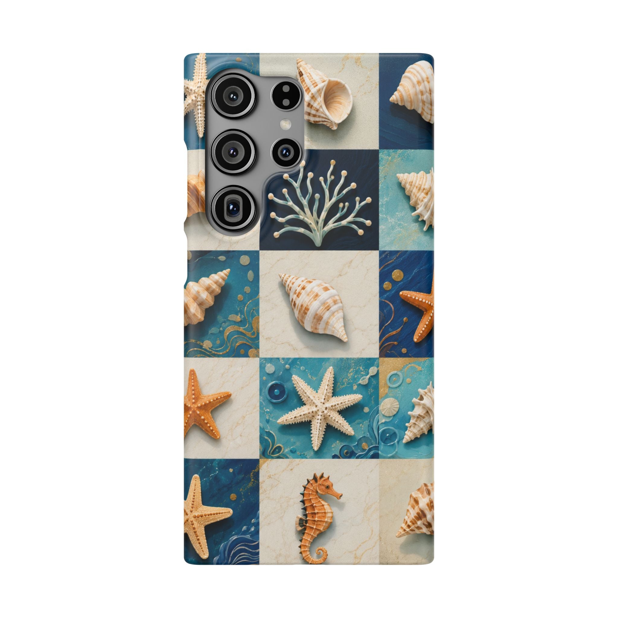 Coastal Seashell Mosaic Phone Case