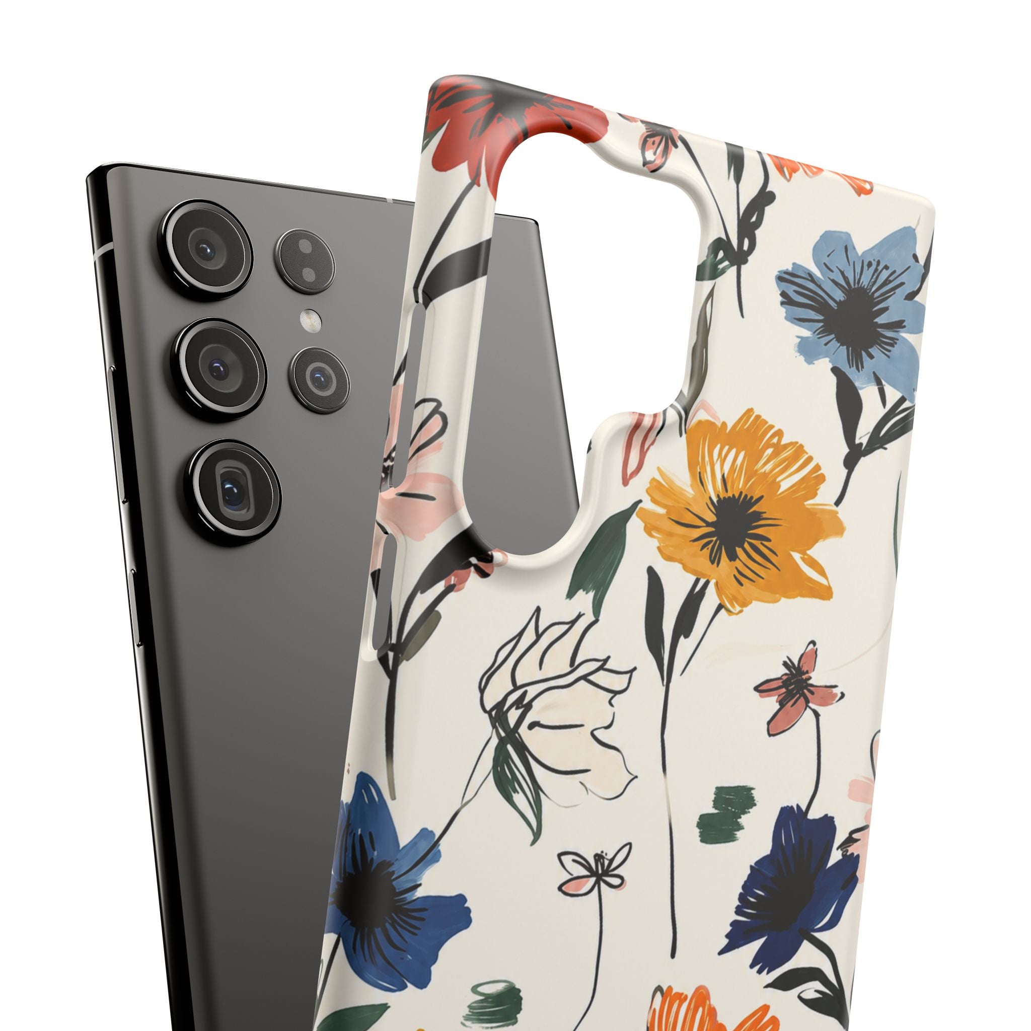 Wildflower Sketch Phone Case