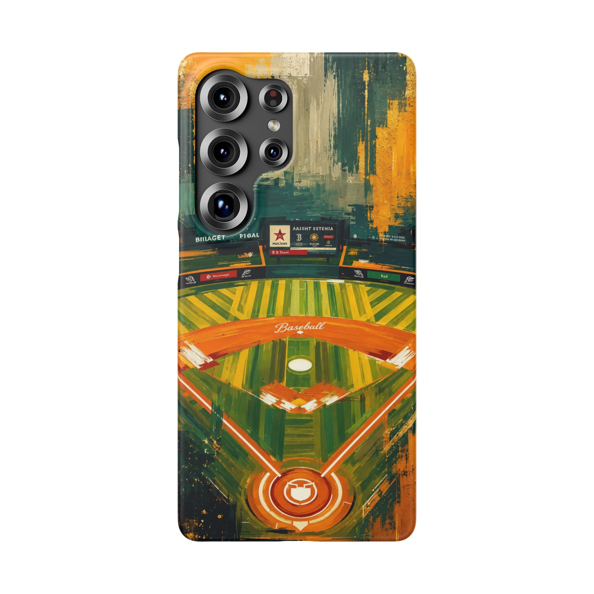 Abstract Baseball Stadium Phone Case