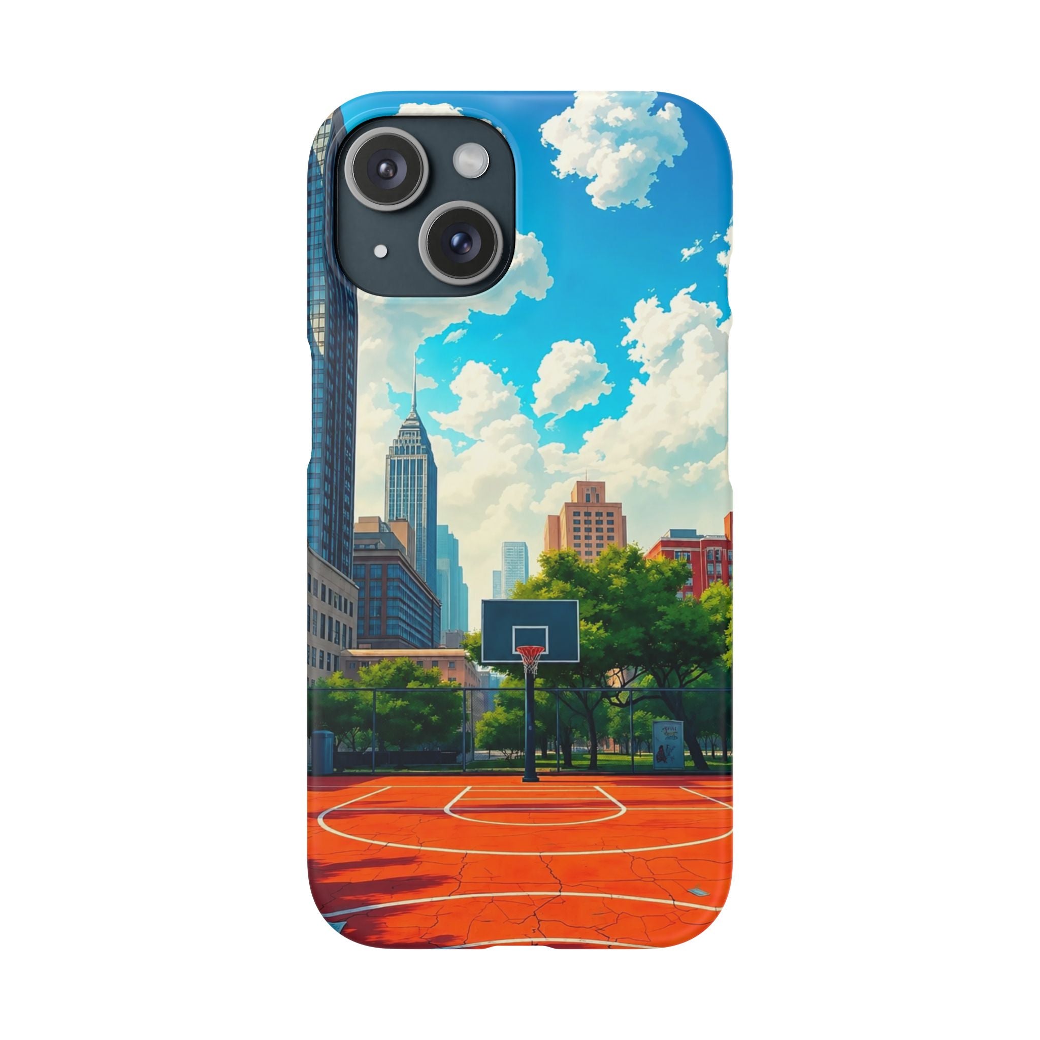 Urban Basketball Court Phone Case