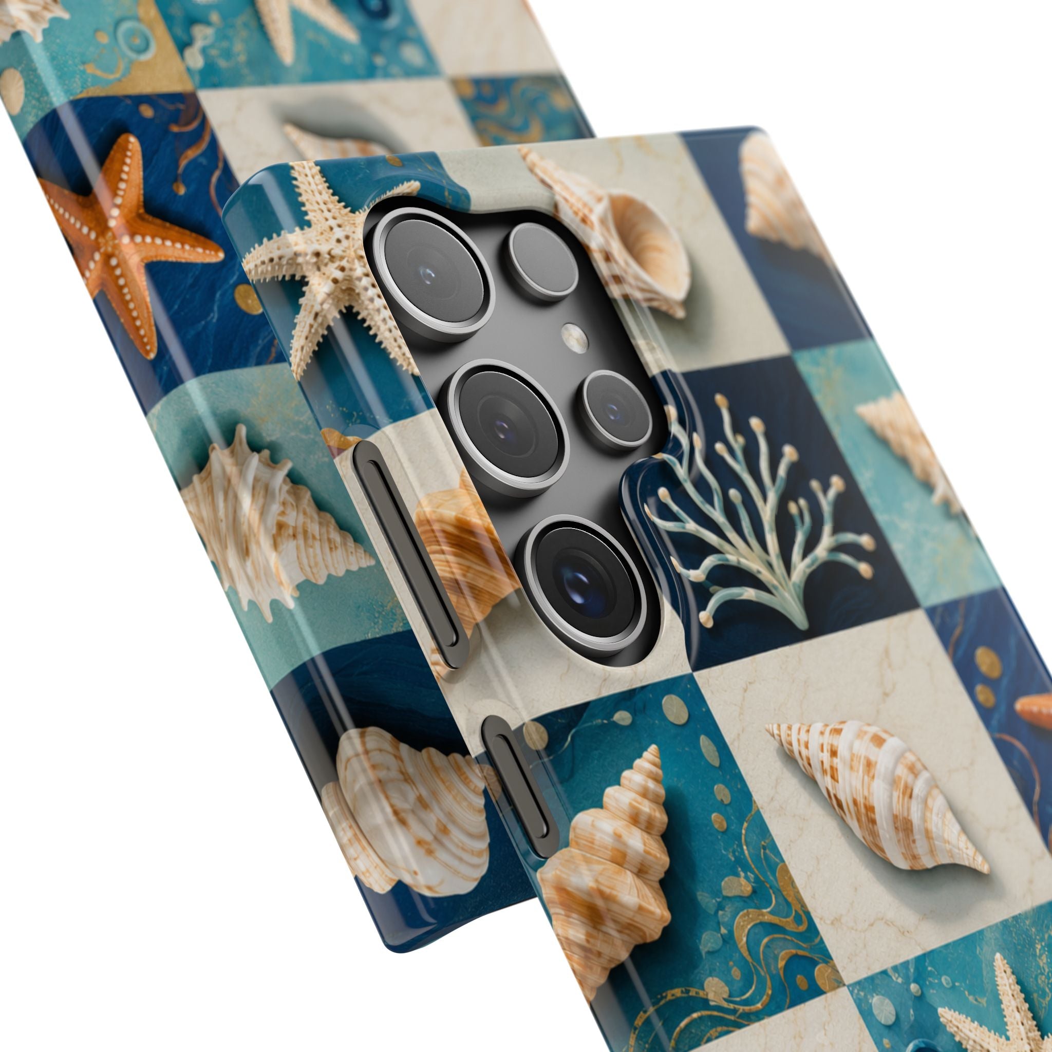 Coastal Seashell Mosaic Phone Case