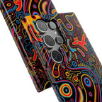 Neon Maze Phone Case