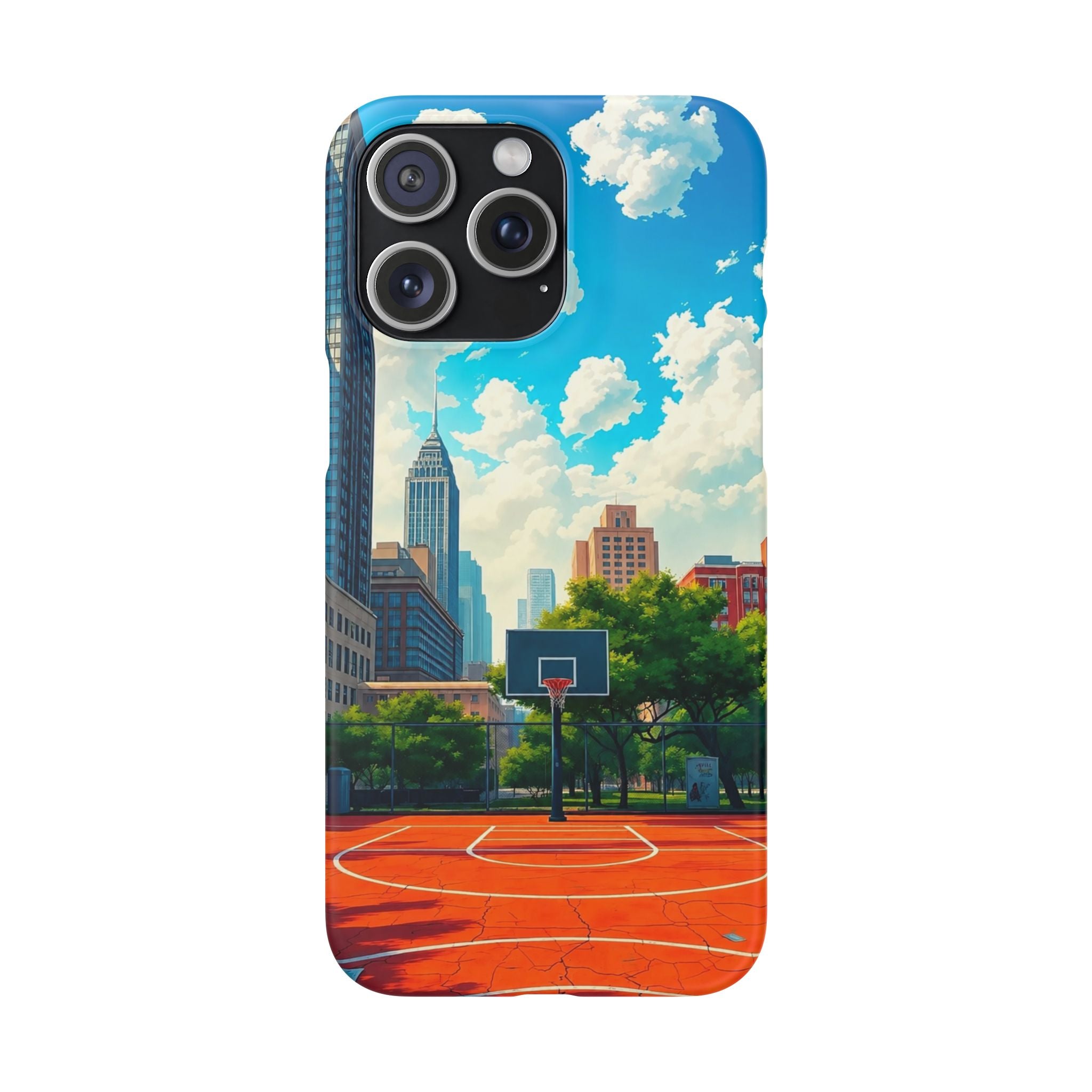 Urban Basketball Court Phone Case