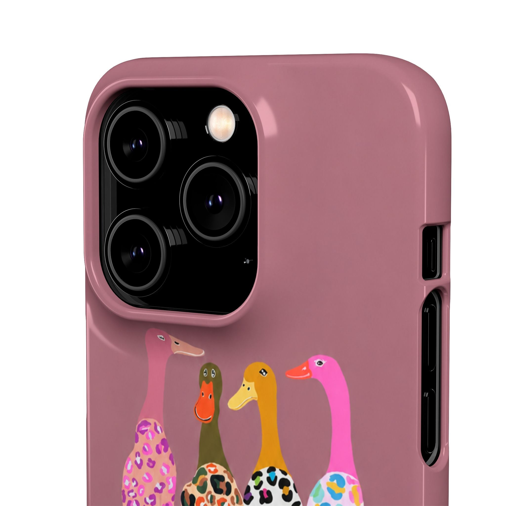 Colorful Leopard Ducks Phone Case