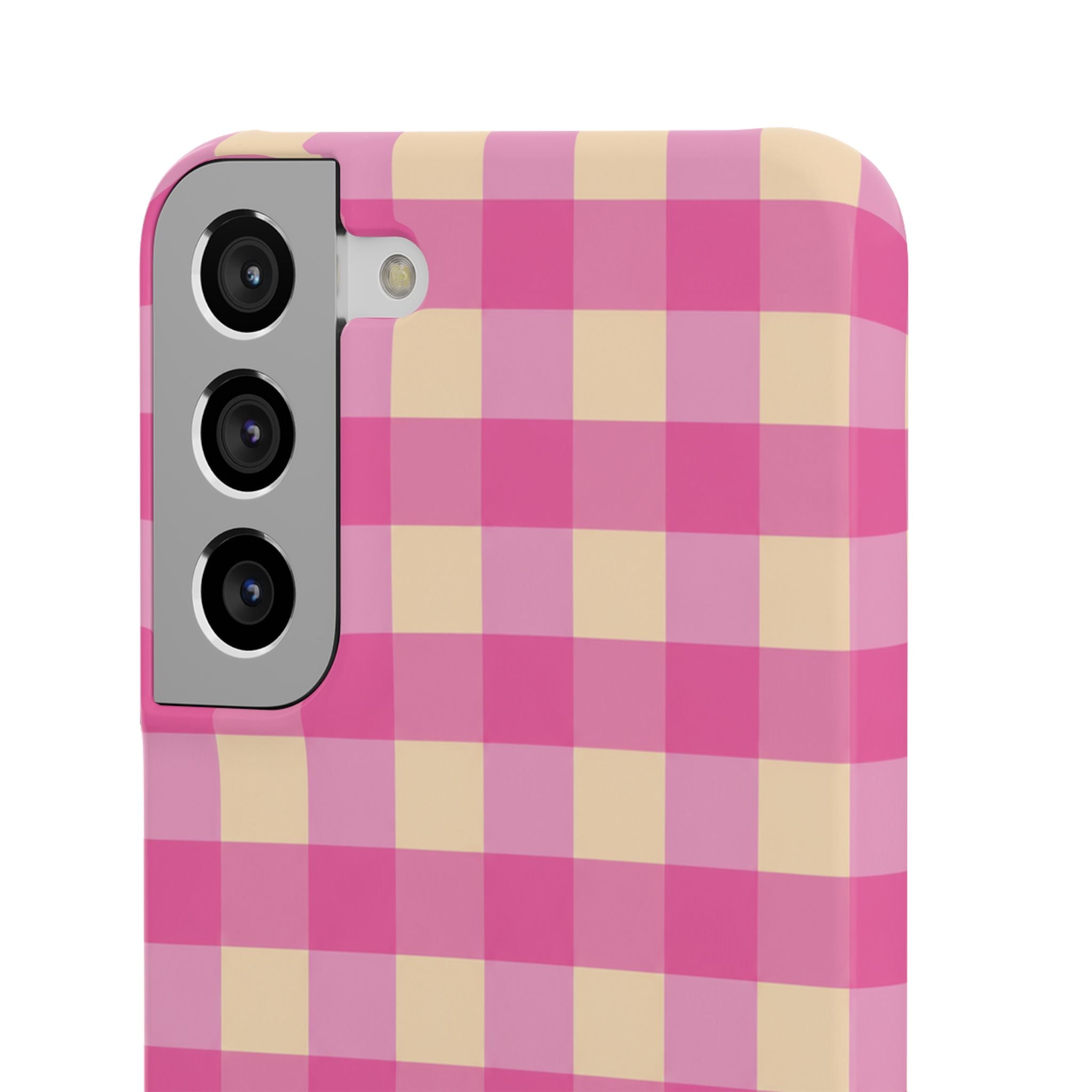 Pink Gingham Phone Case