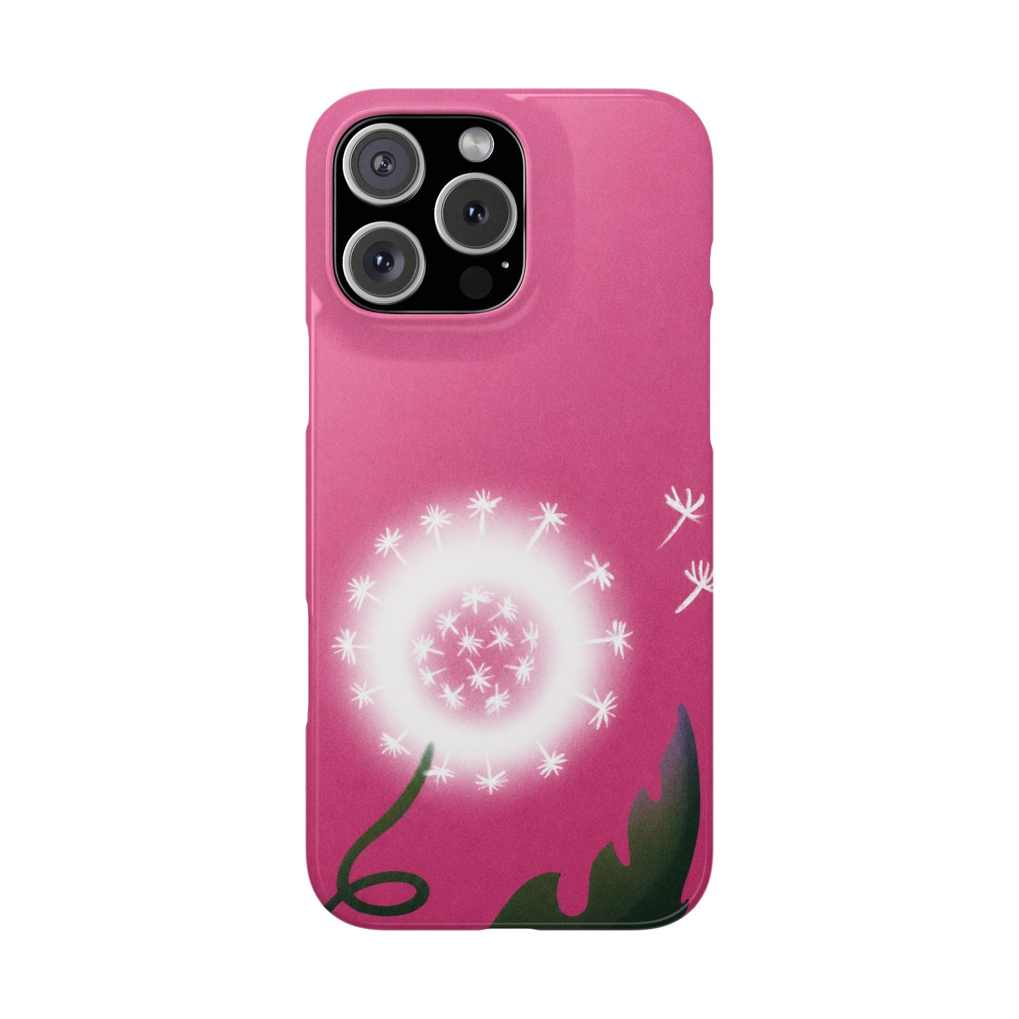 Pink Dandelion Phone Case