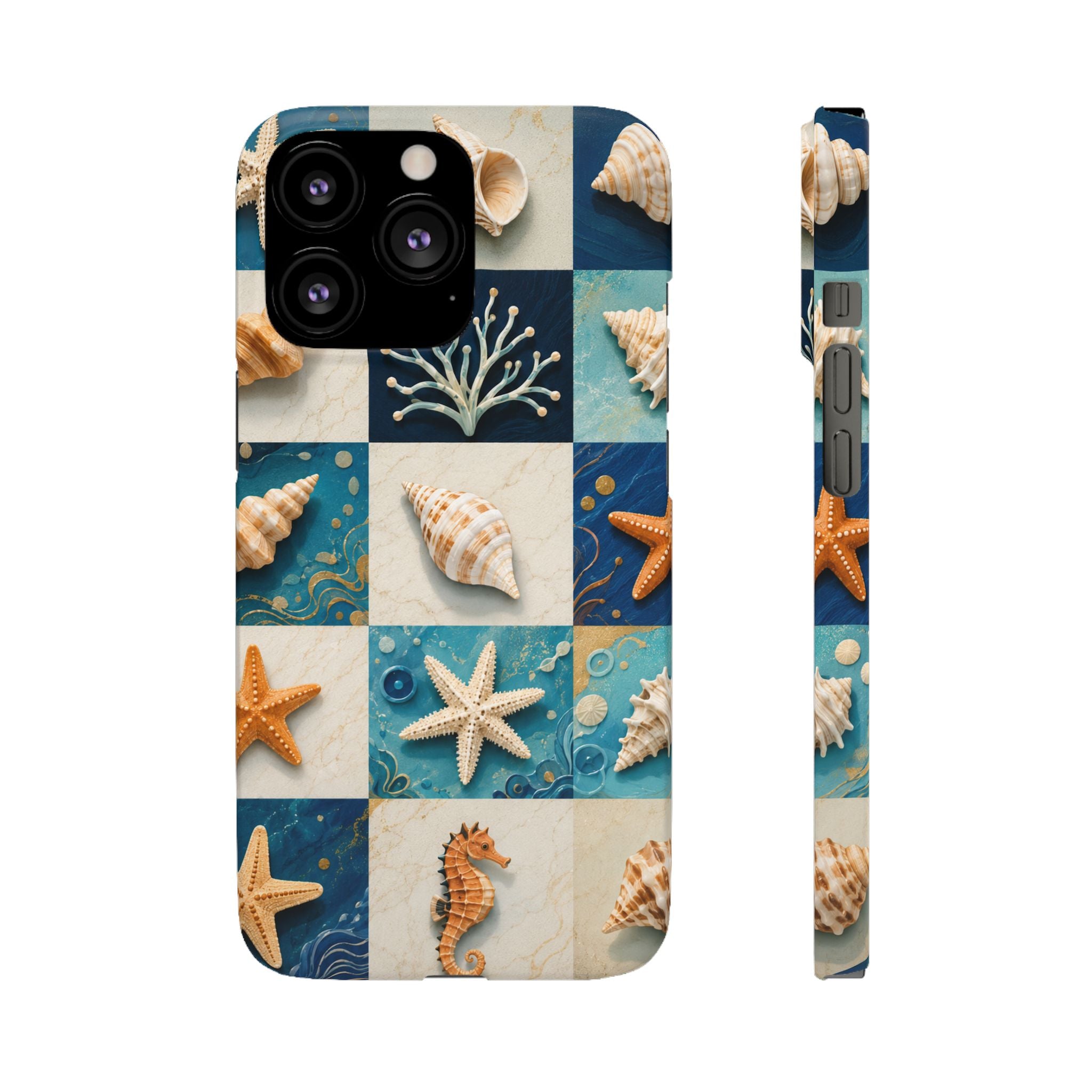 Coastal Seashell Mosaic Phone Case