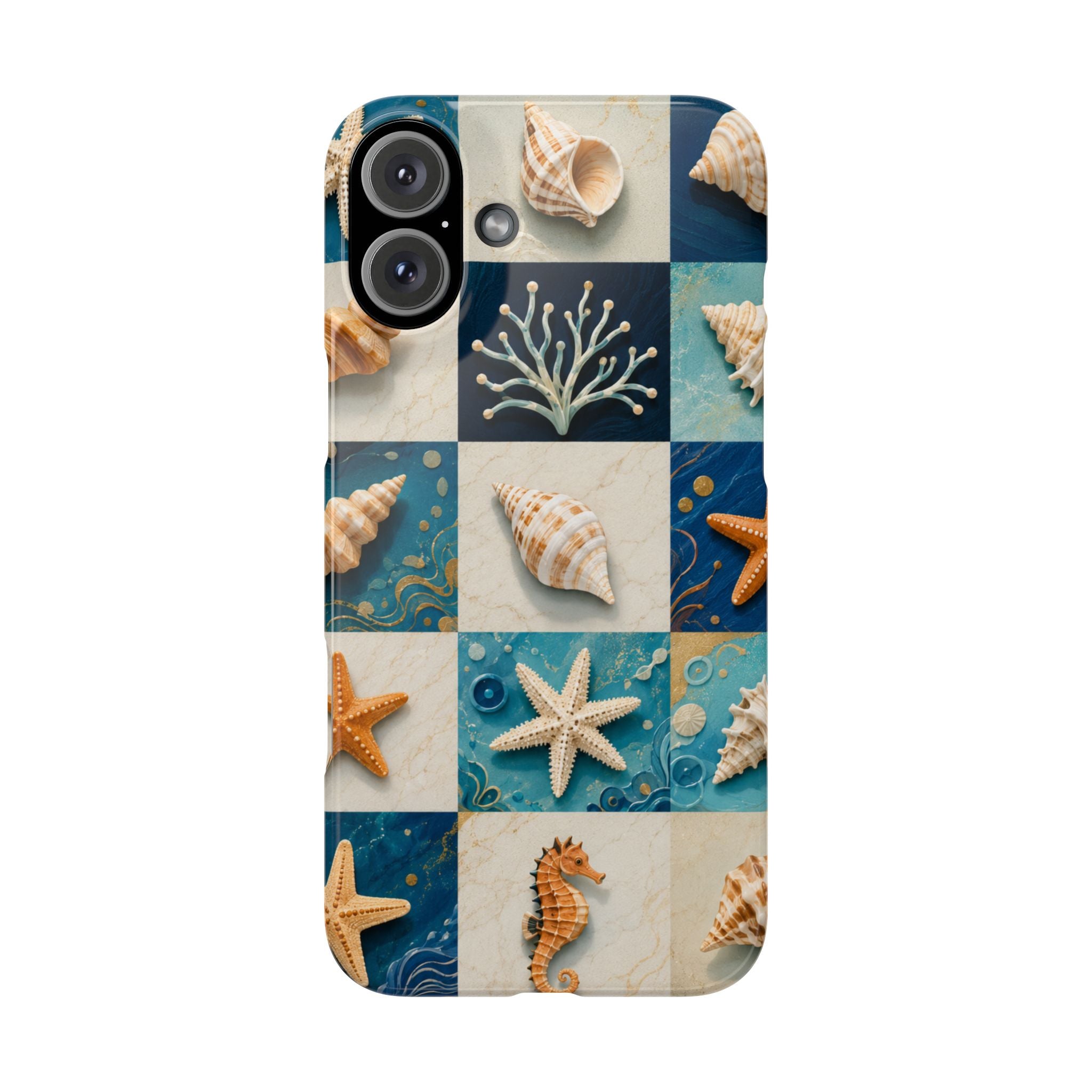 Coastal Seashell Mosaic Phone Case