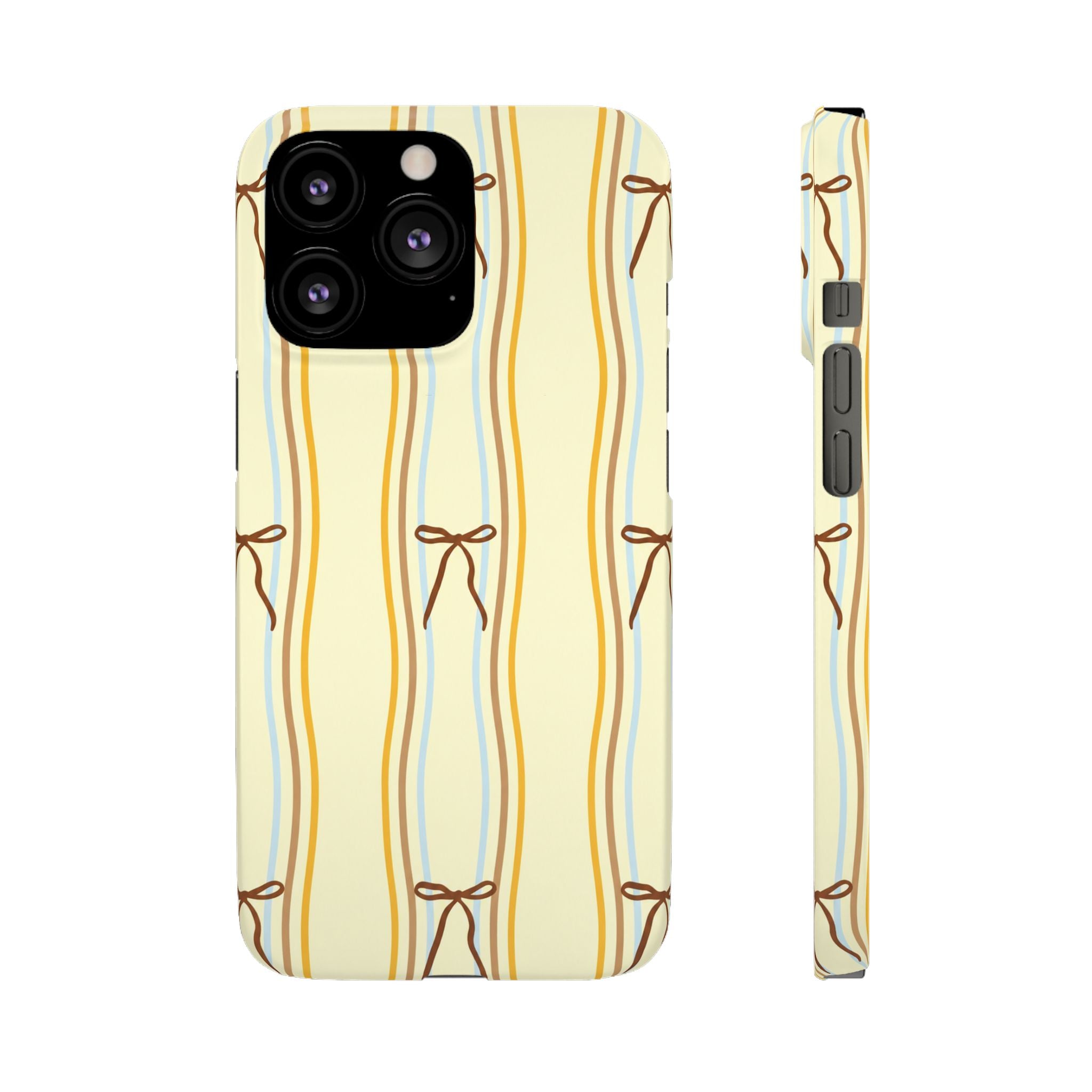 Bow Stripe Phone Case