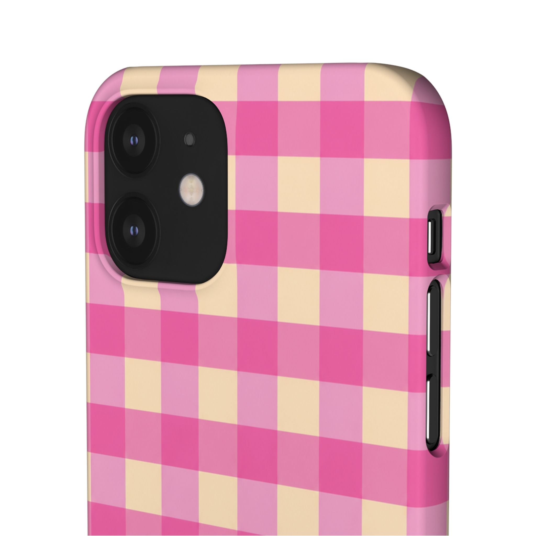 Pink Gingham Phone Case
