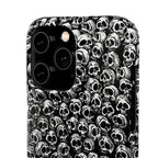 Black and White Skull Pattern Phone Case