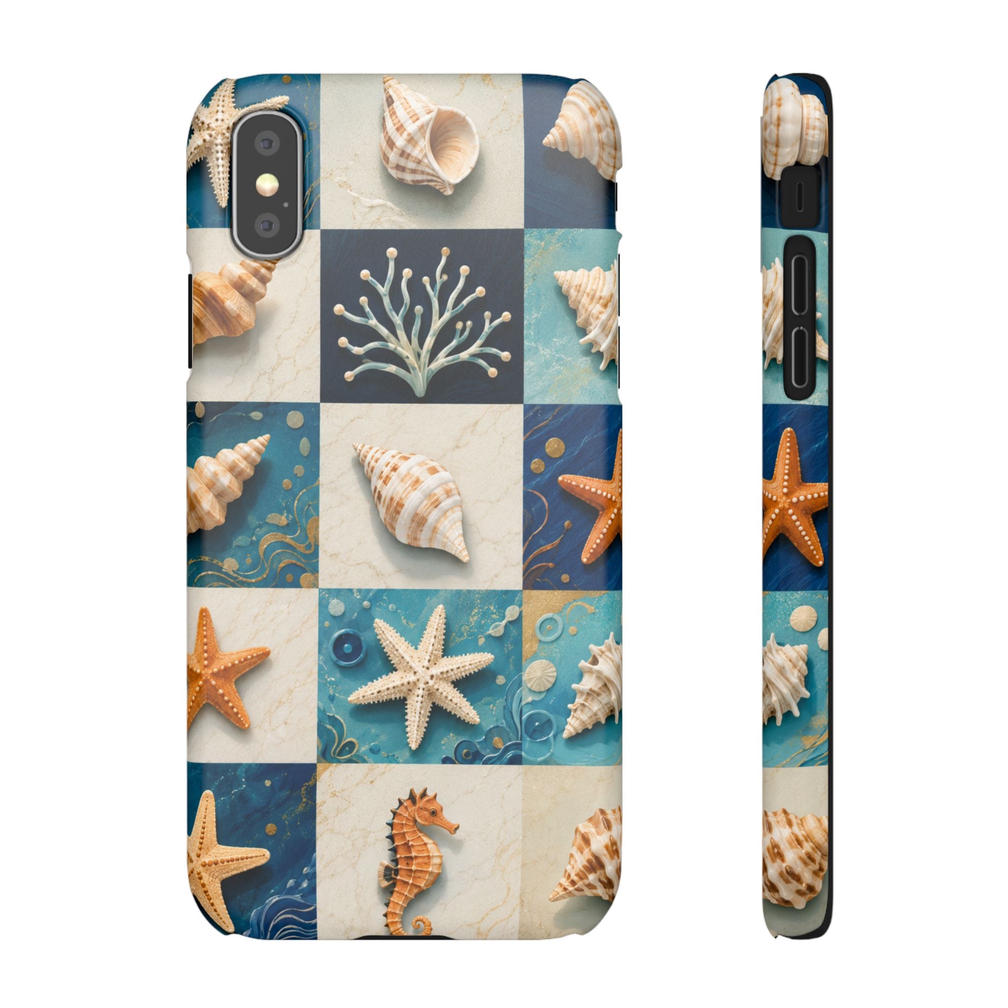 Coastal Seashell Mosaic Phone Case