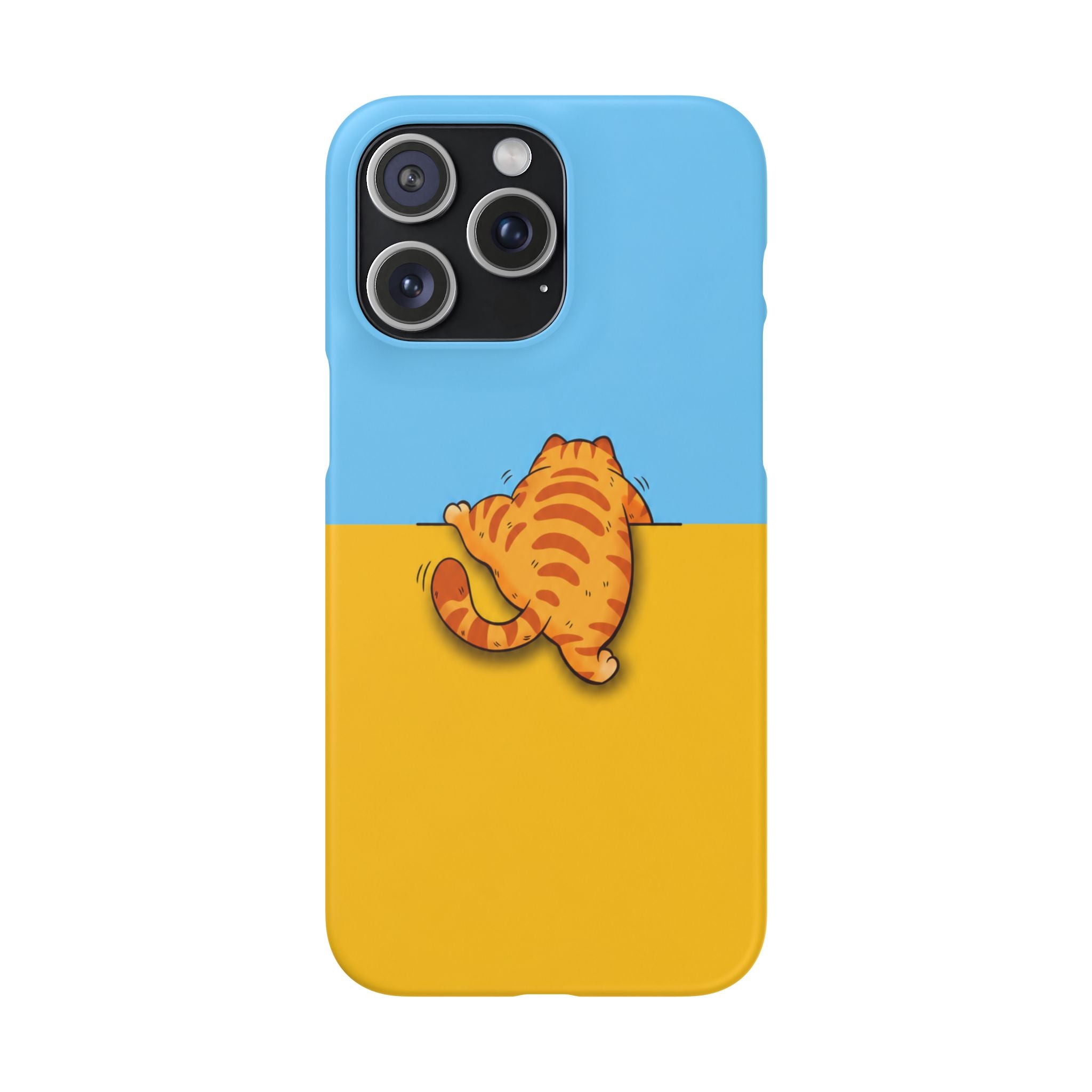 Peekaboo Orange Cat Phone Case