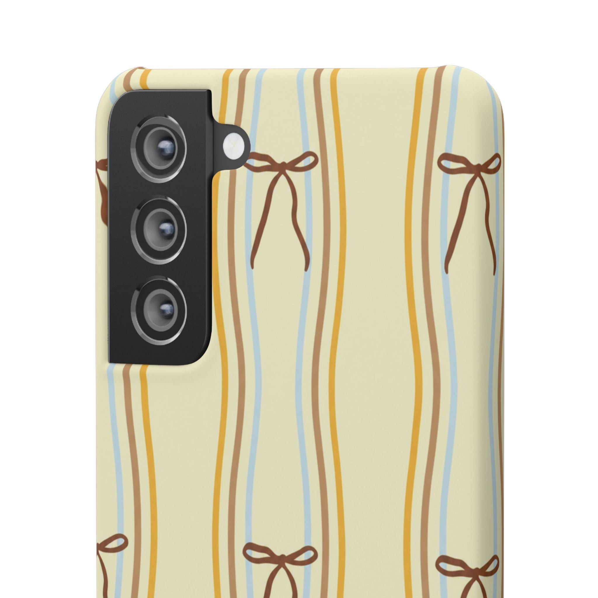 Bow Stripe Phone Case