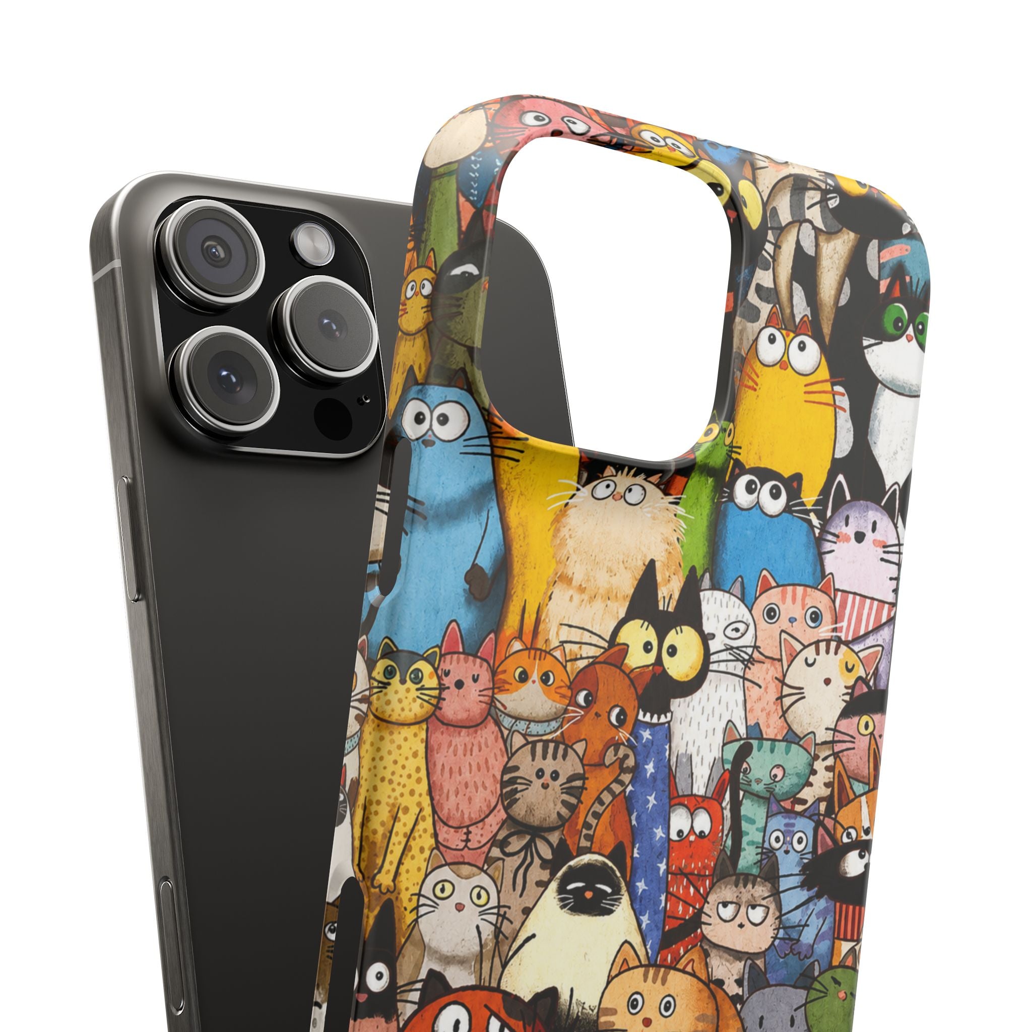 Cute Cat Pattern Phone Case