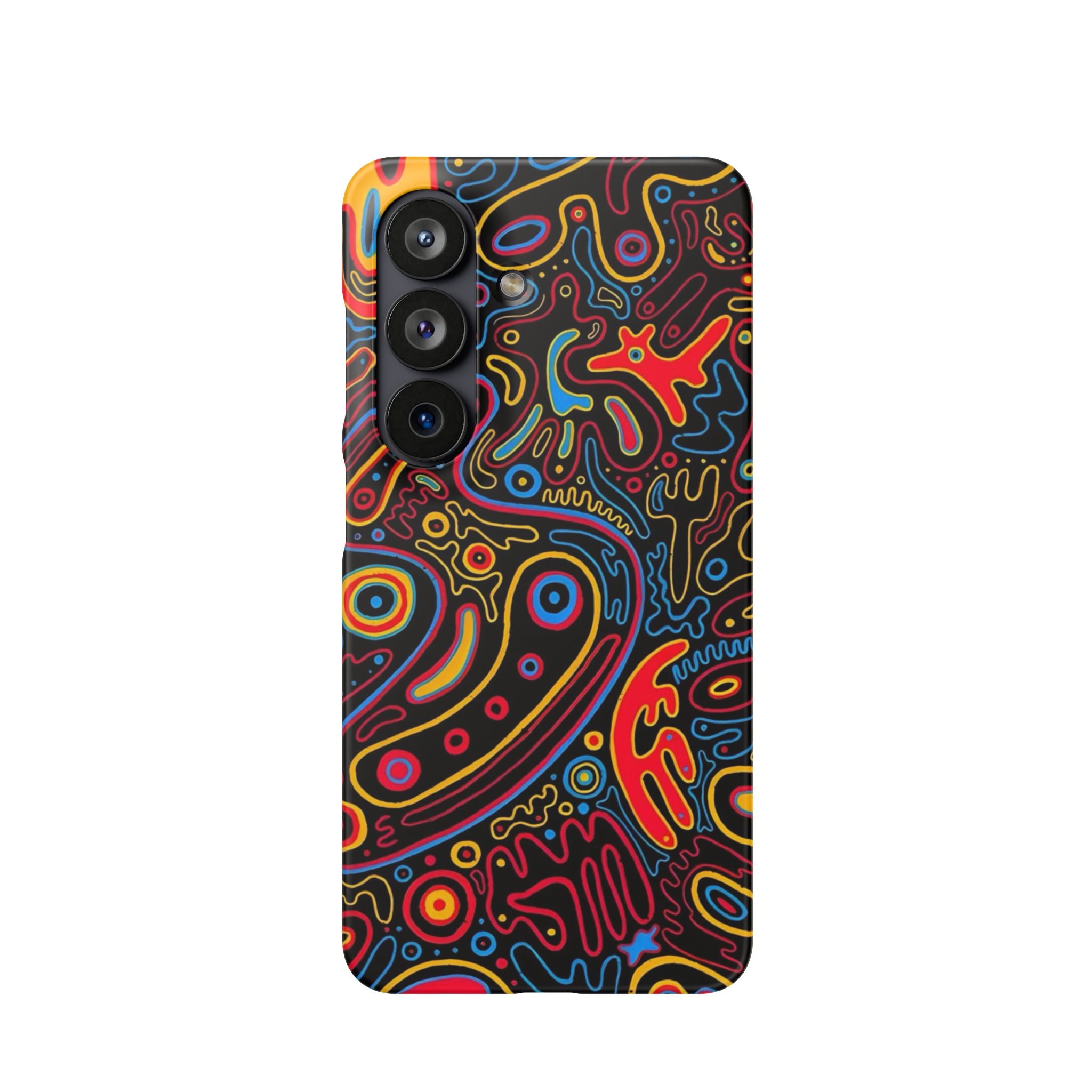 Neon Maze Phone Case
