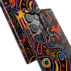 Neon Maze Phone Case