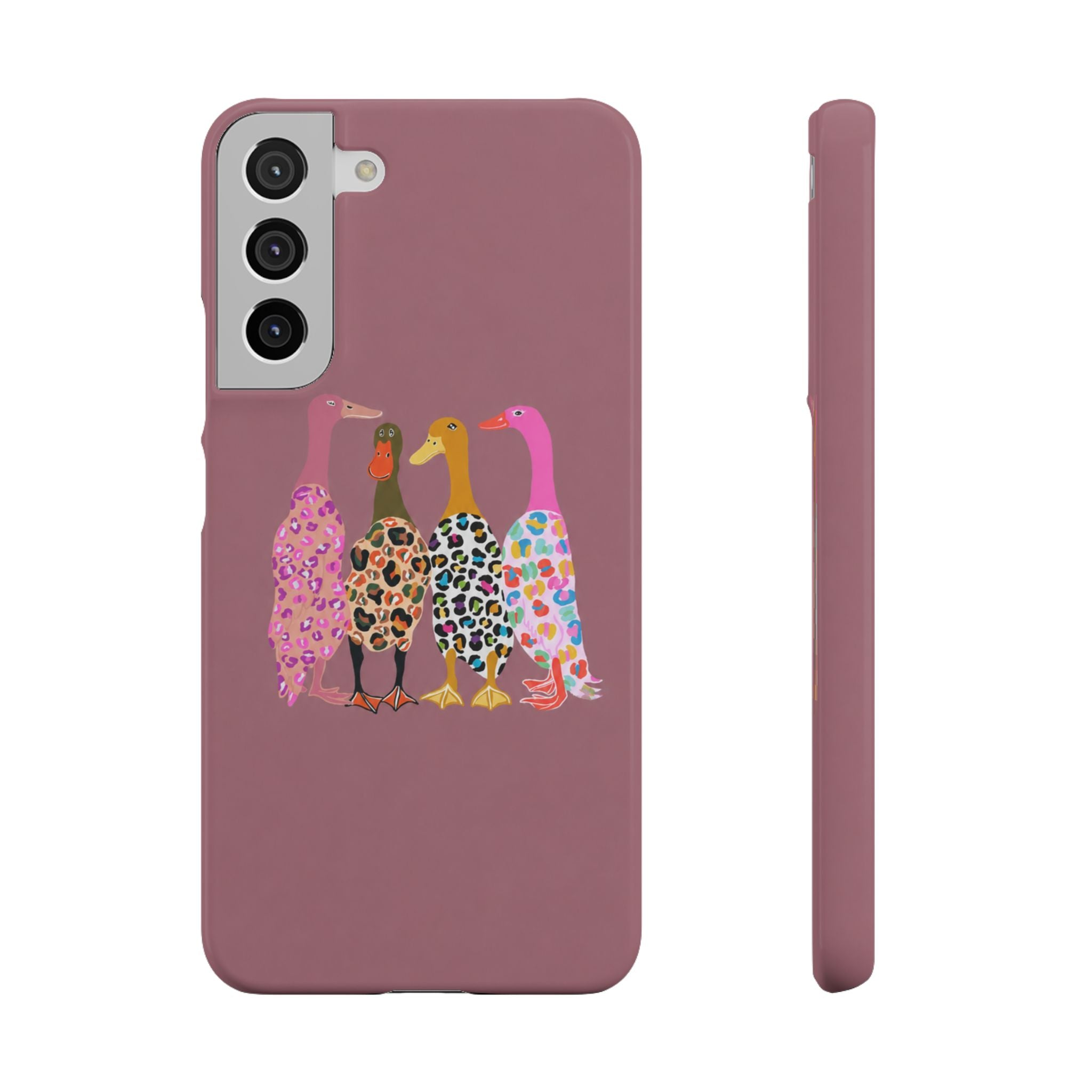 Colorful Leopard Ducks Phone Case