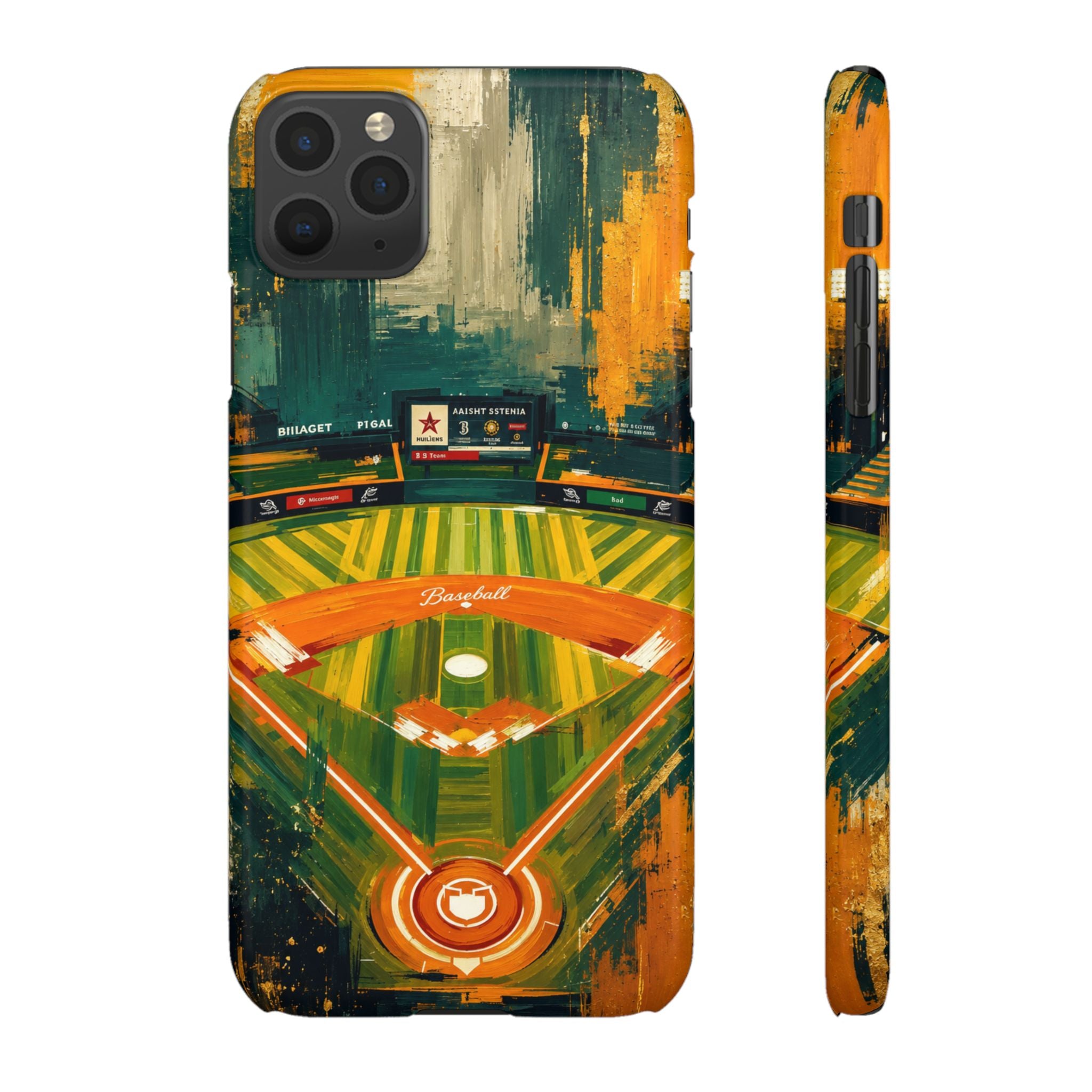 Abstract Baseball Stadium Phone Case