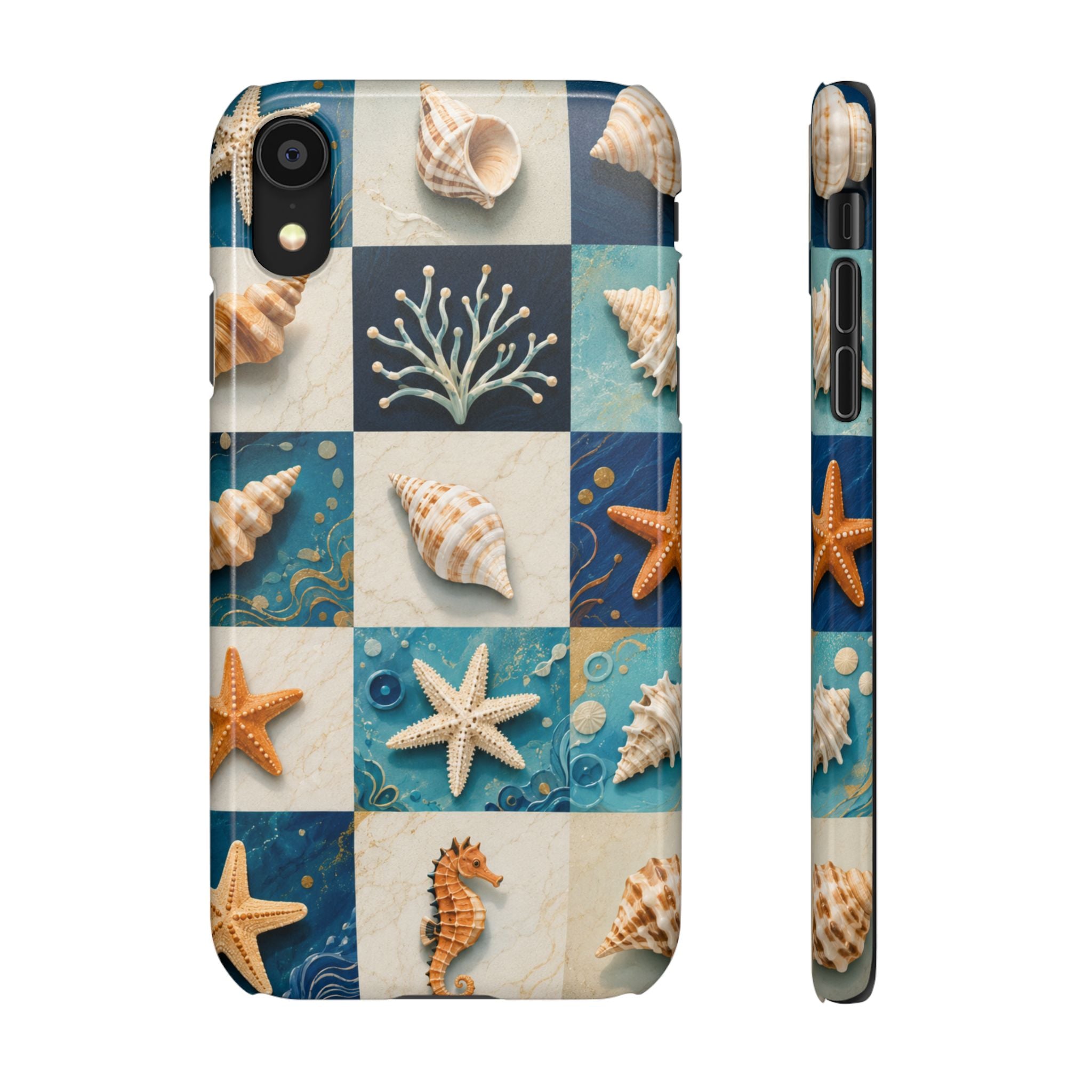 Coastal Seashell Mosaic Phone Case