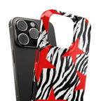 Retro Zebra Stars Phone Case