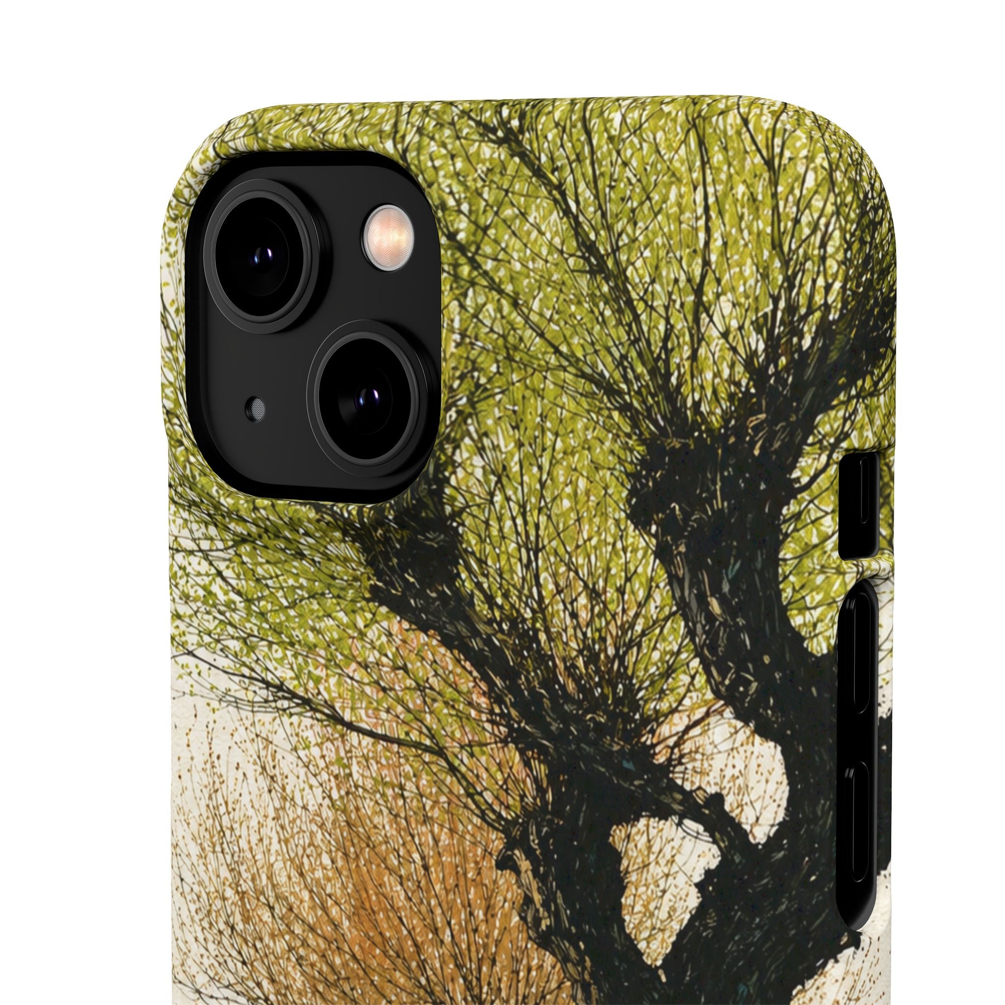 Serene Willow Landscape Phone Case