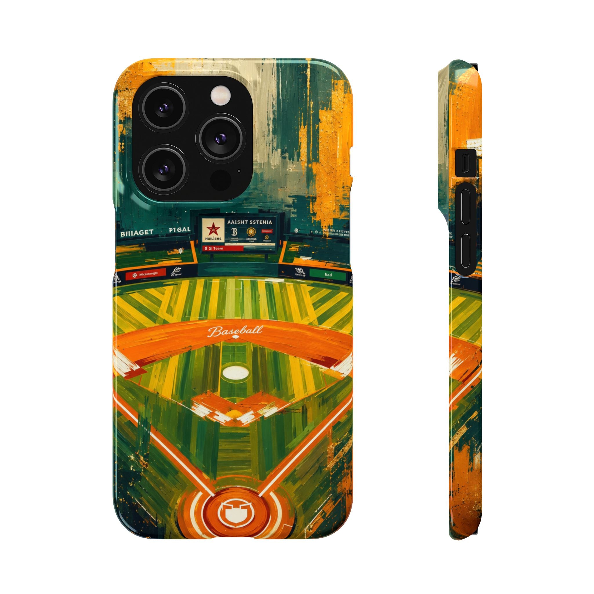 Abstract Baseball Stadium Phone Case