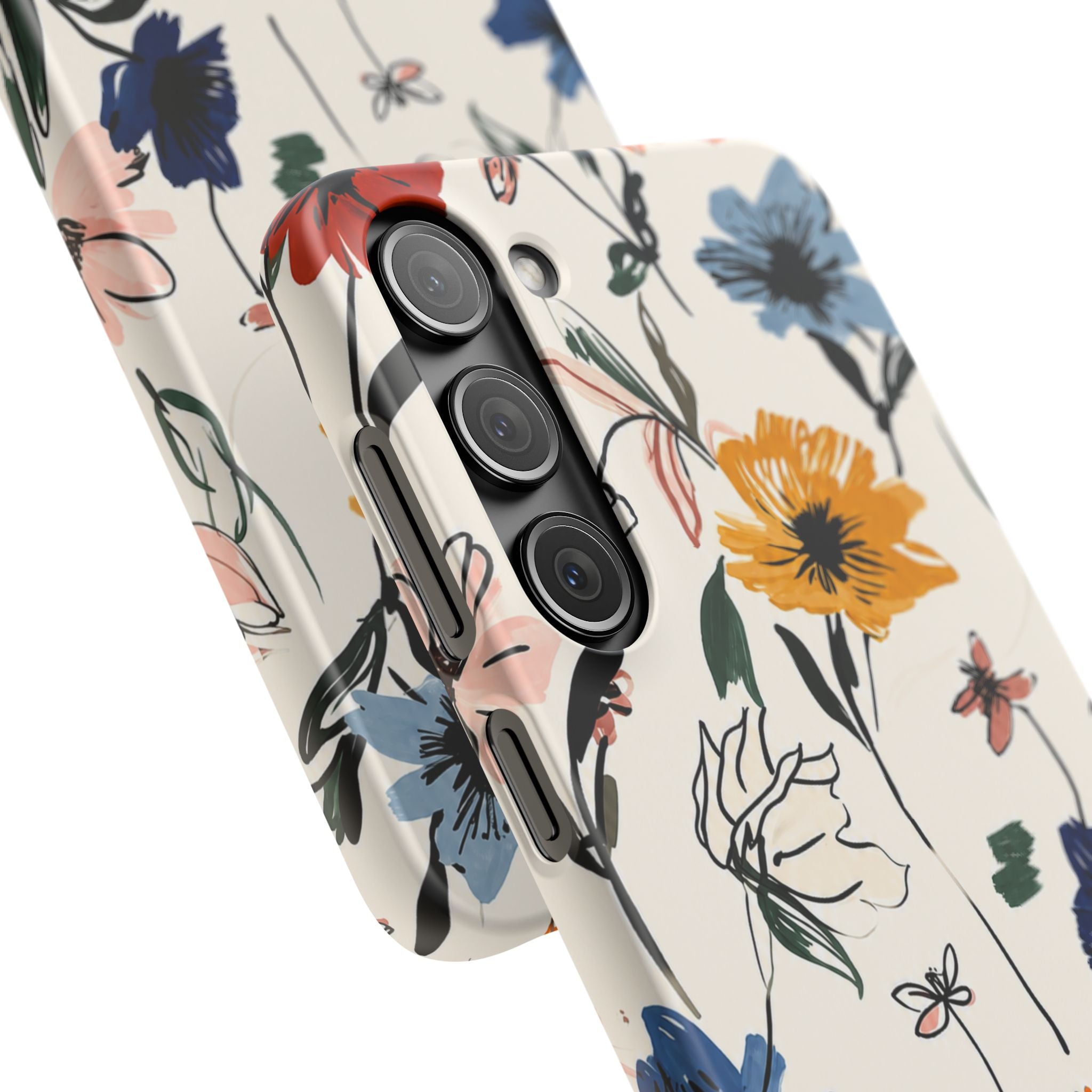 Wildflower Sketch Phone Case
