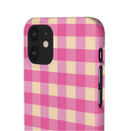Pink Gingham Phone Case