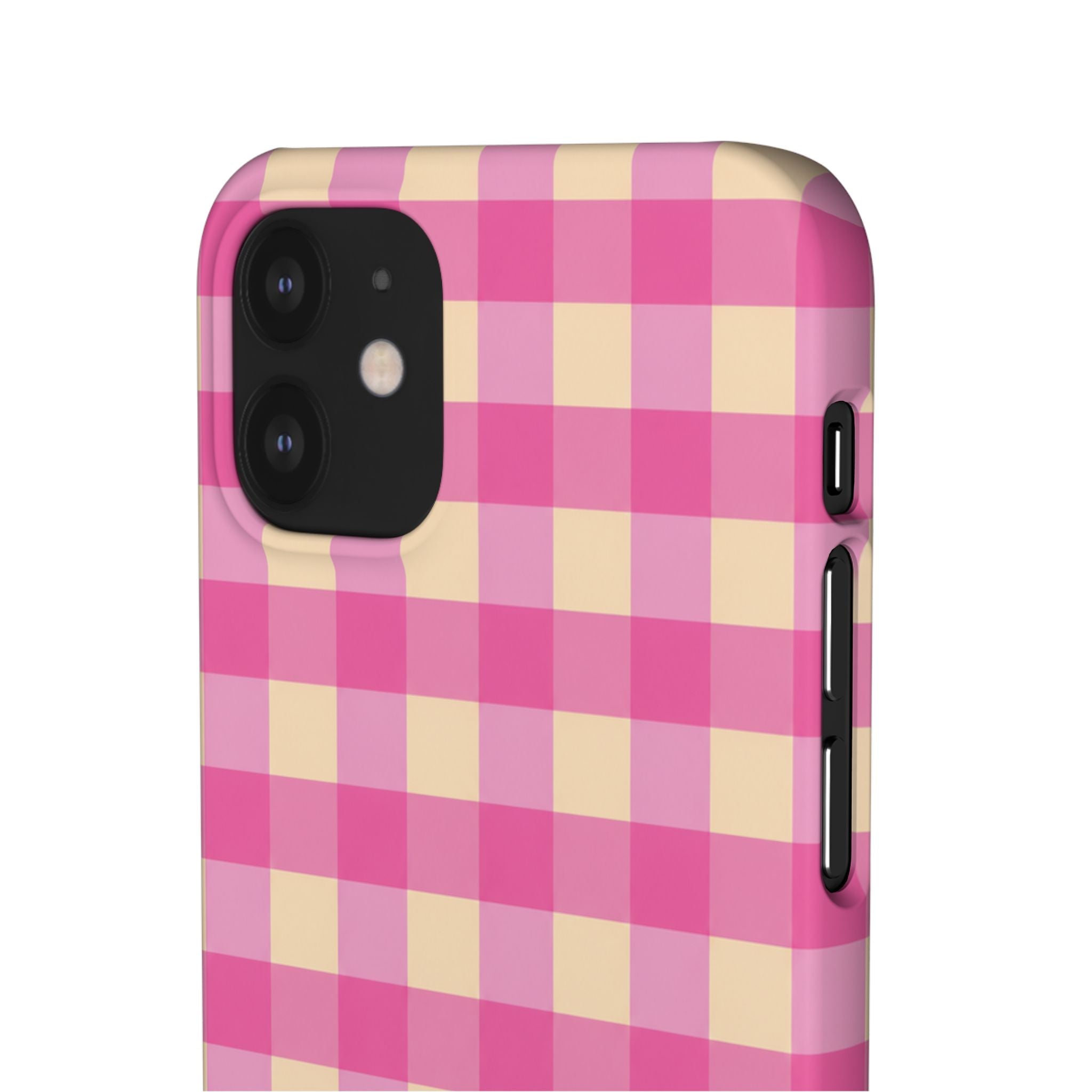 Pink Gingham Phone Case