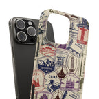 Vintage Travel Stamps Phone Case