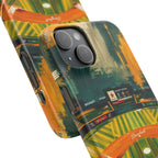 Abstract Baseball Stadium Phone Case