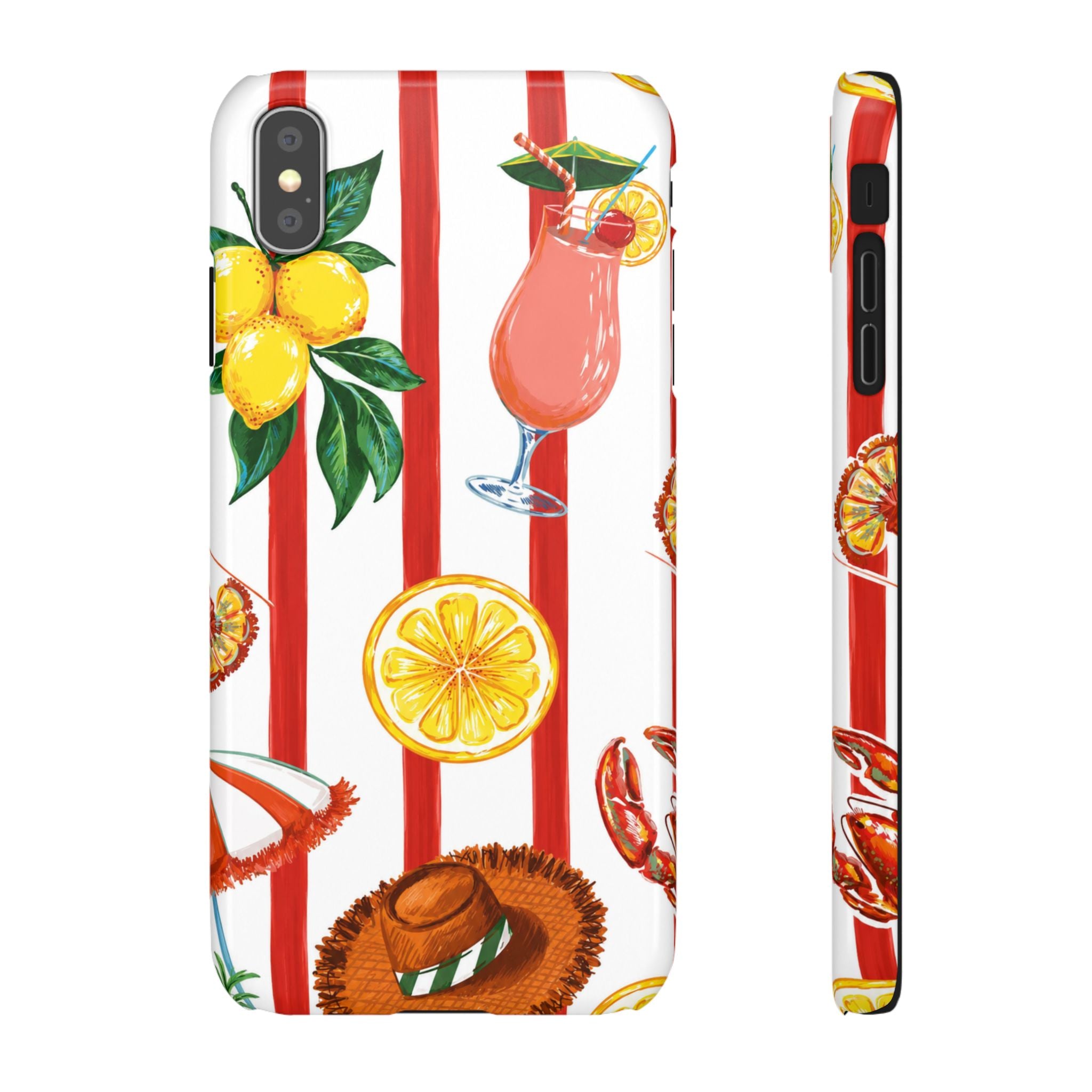 Lemon Coast – Summer Citrus Phone Case