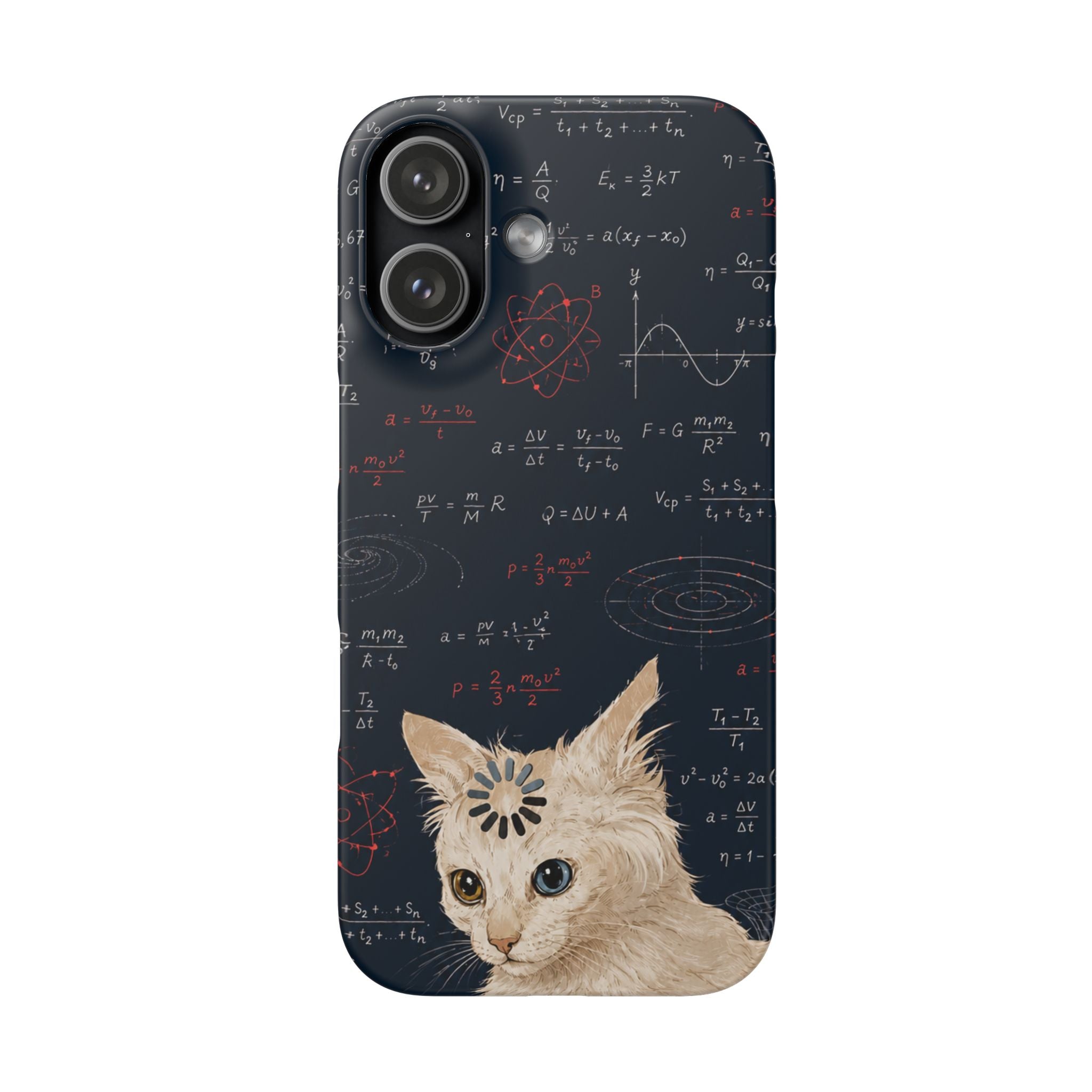 Quantum Kitty Physics Phone Case