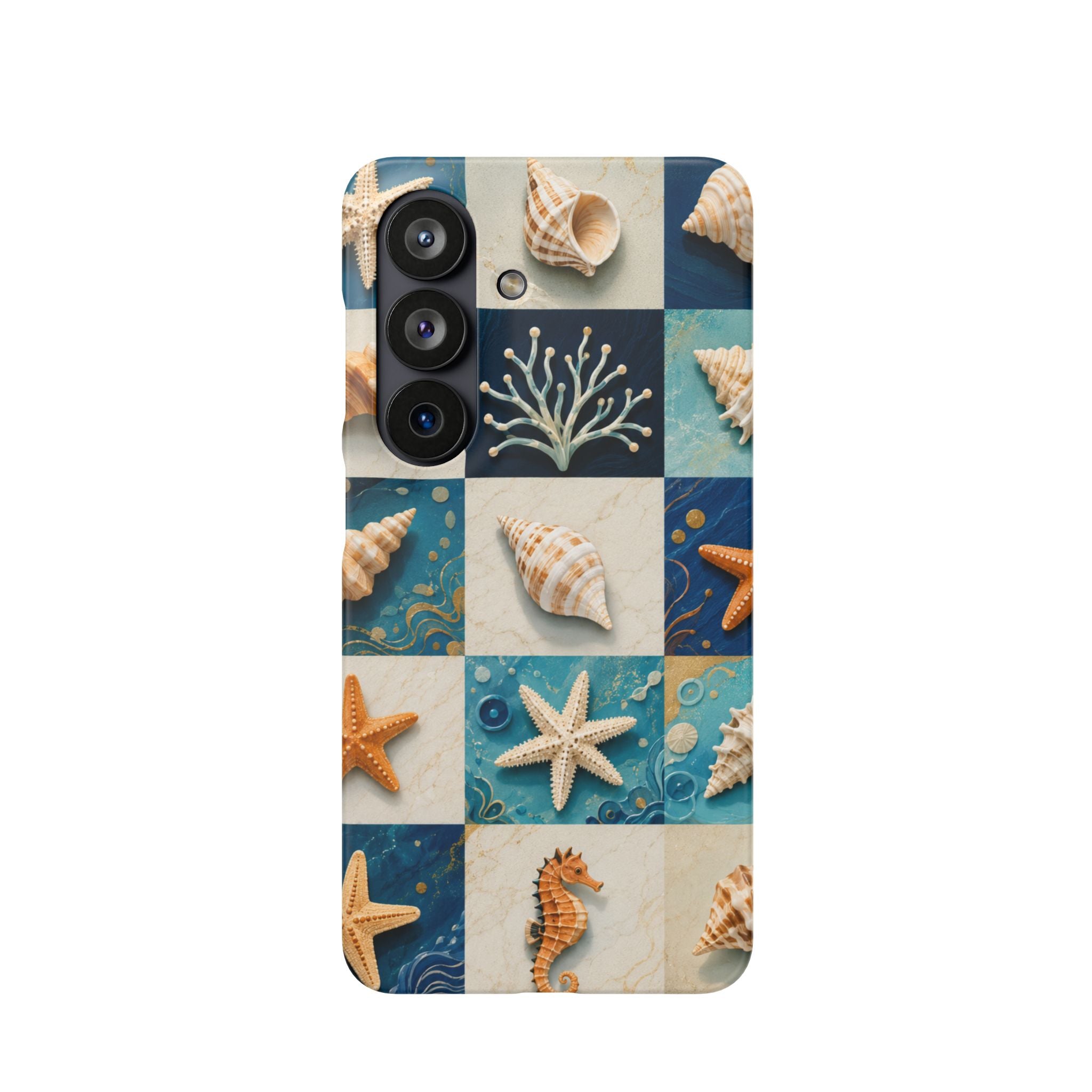 Coastal Seashell Mosaic Phone Case
