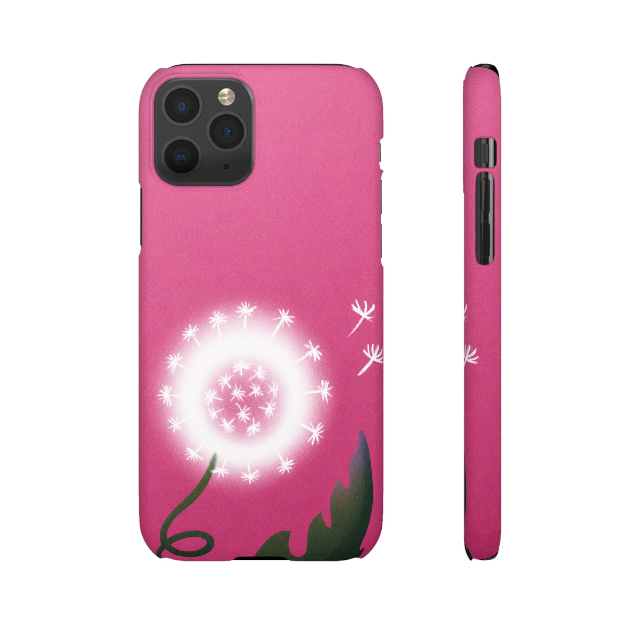 Pink Dandelion Phone Case