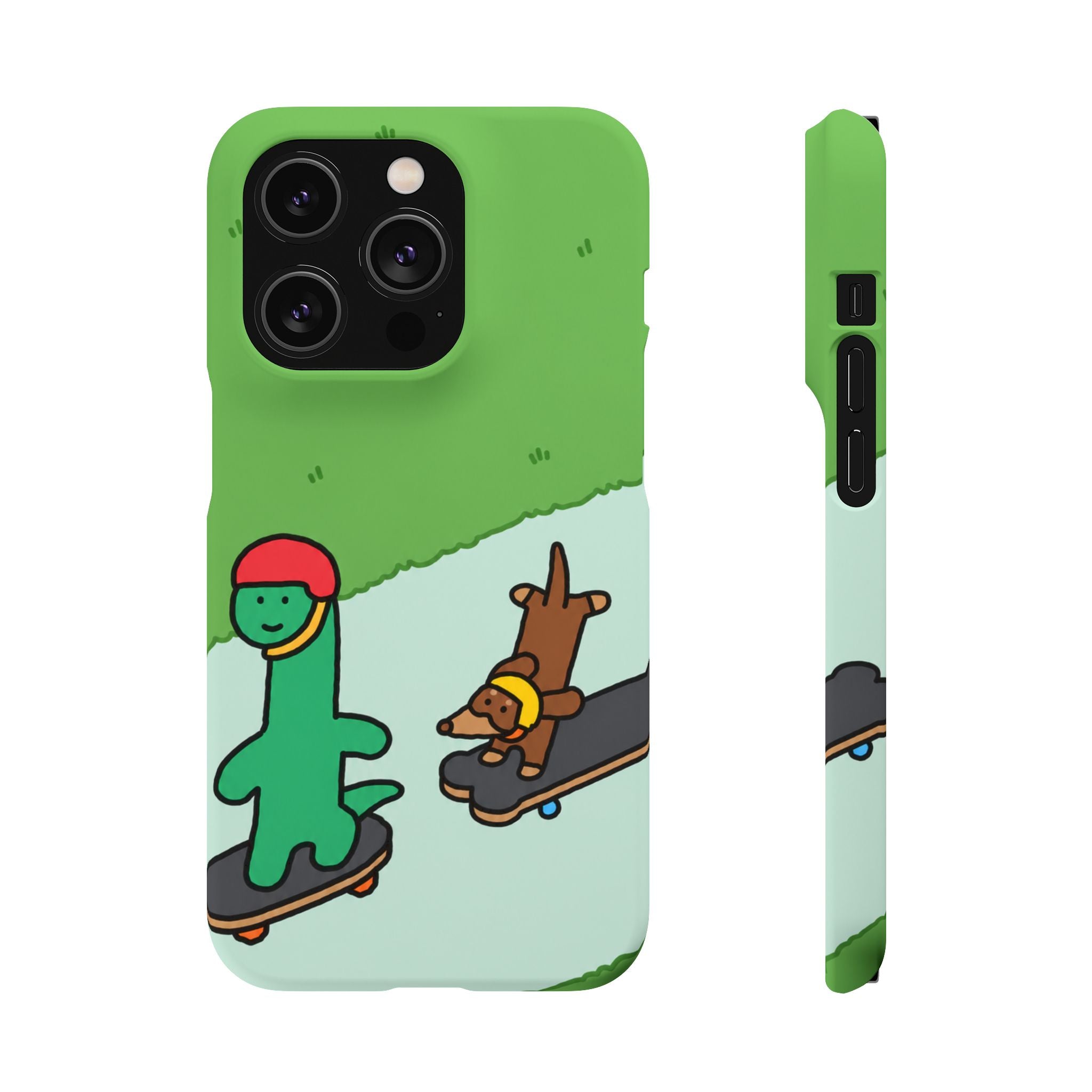 Skater Dino Phone Case