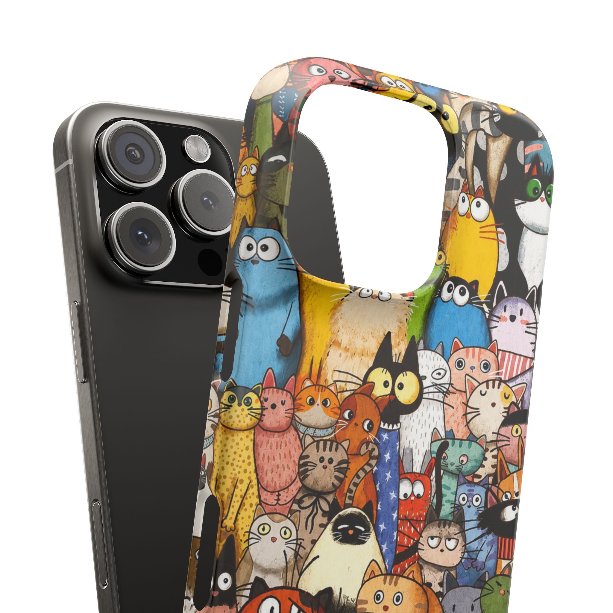 Cute Cat Pattern Phone Case