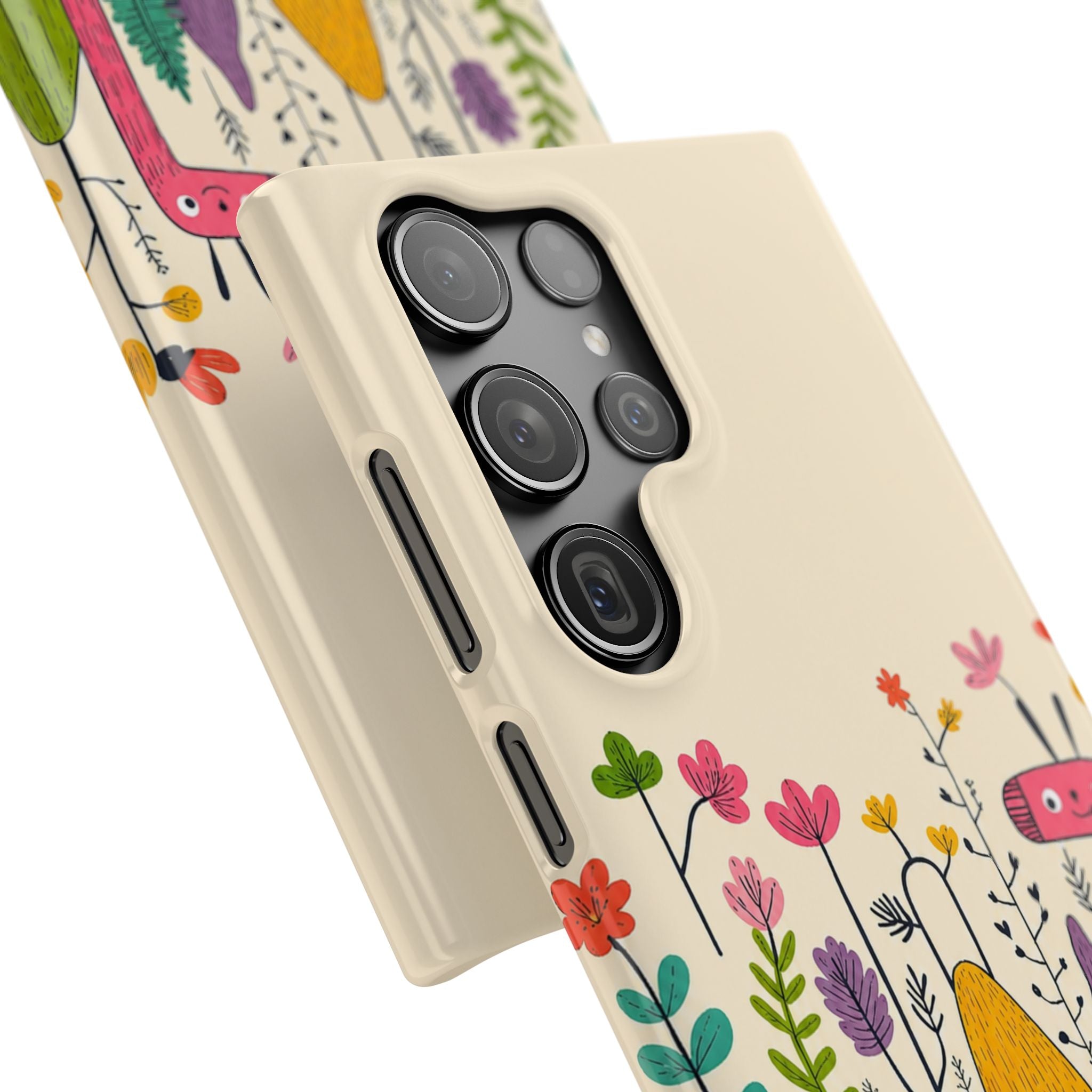Cute Monster Garden Phone Case