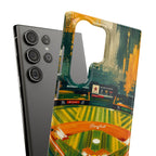 Abstract Baseball Stadium Phone Case