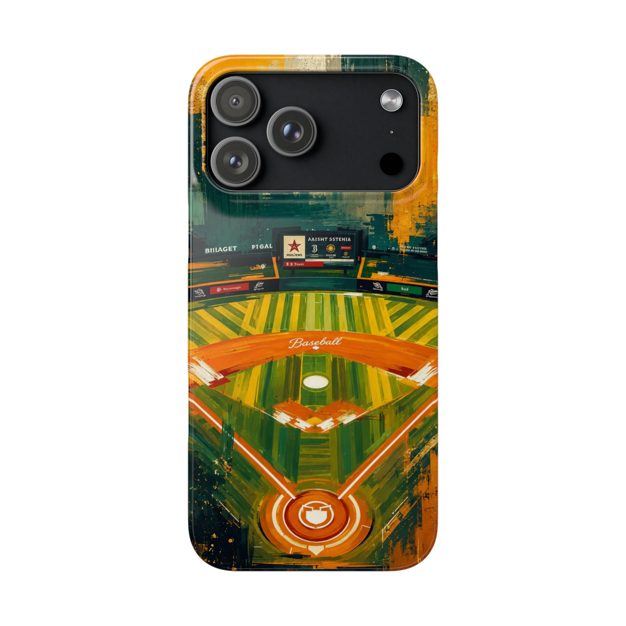Abstract Baseball Stadium Phone Case