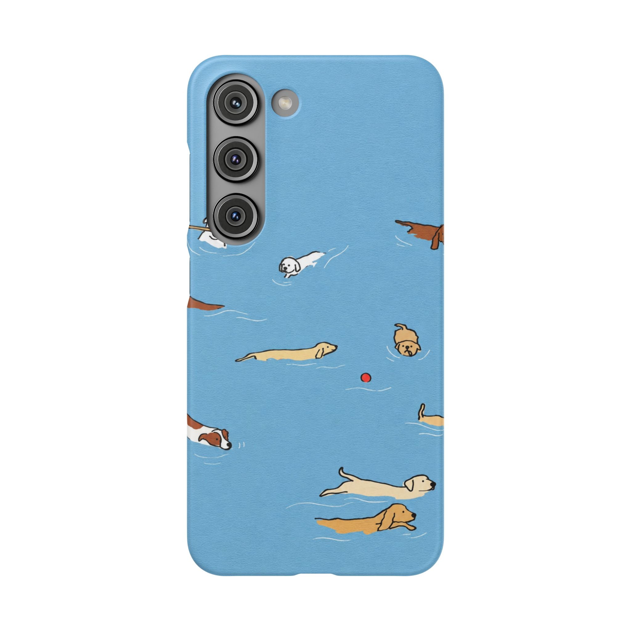 Swimming Dogs Phone Case